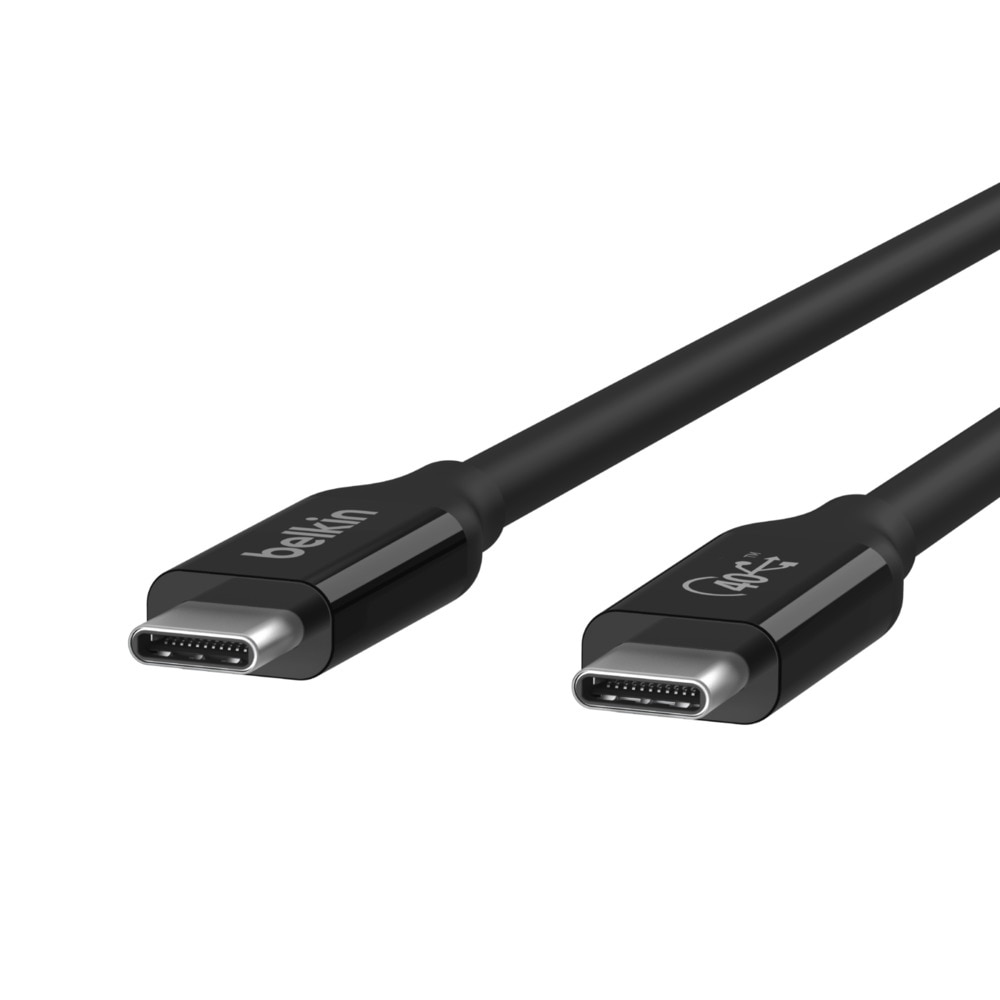 Belkin USB-Kabel »Connect USB4-Kabel«, USB-C, 80 cm, unterstützt Power Delivery und schnelles Laden per „Passthrough“