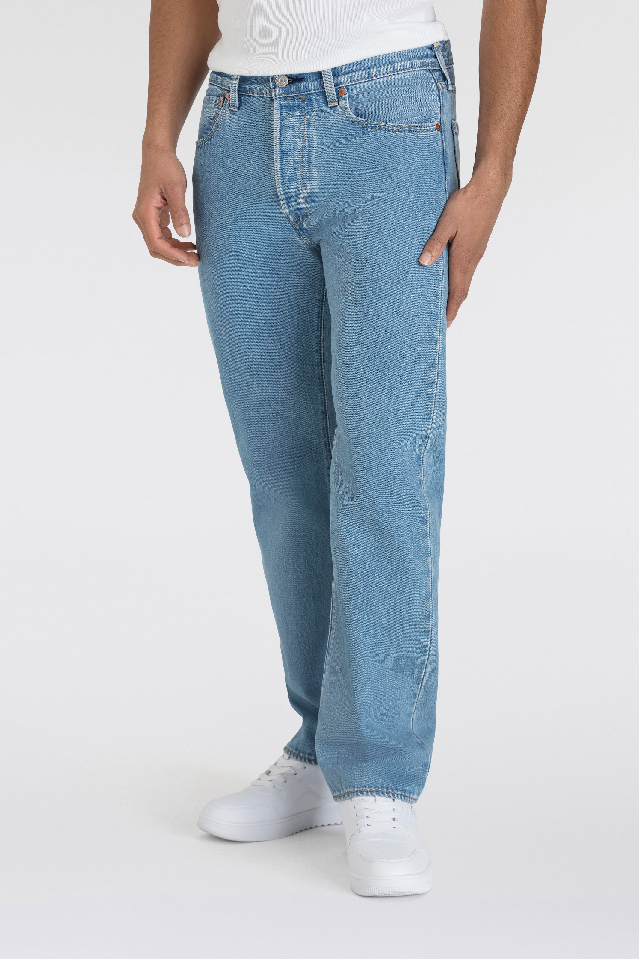 Image of Levis Straight-Jeans "501 LEVIS ORIGINAL" mit Markenlabel