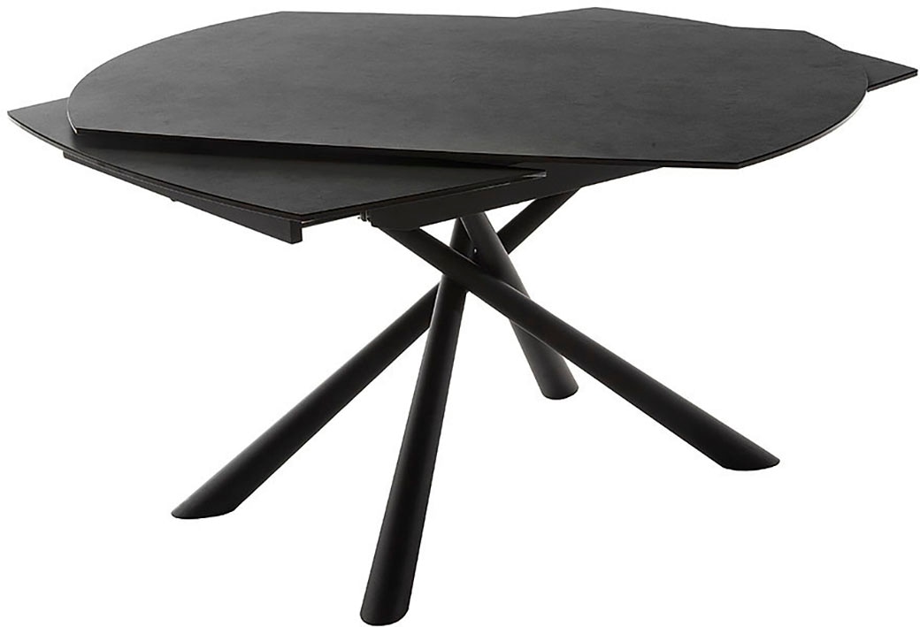 MCA furniture Esstisch »NICOSIA Vierfusstisch 130-190 cm«, (Einzelstück), Keramik, Metall, Rotationsauszug, ausziehbar, Tischplatte 11 mm