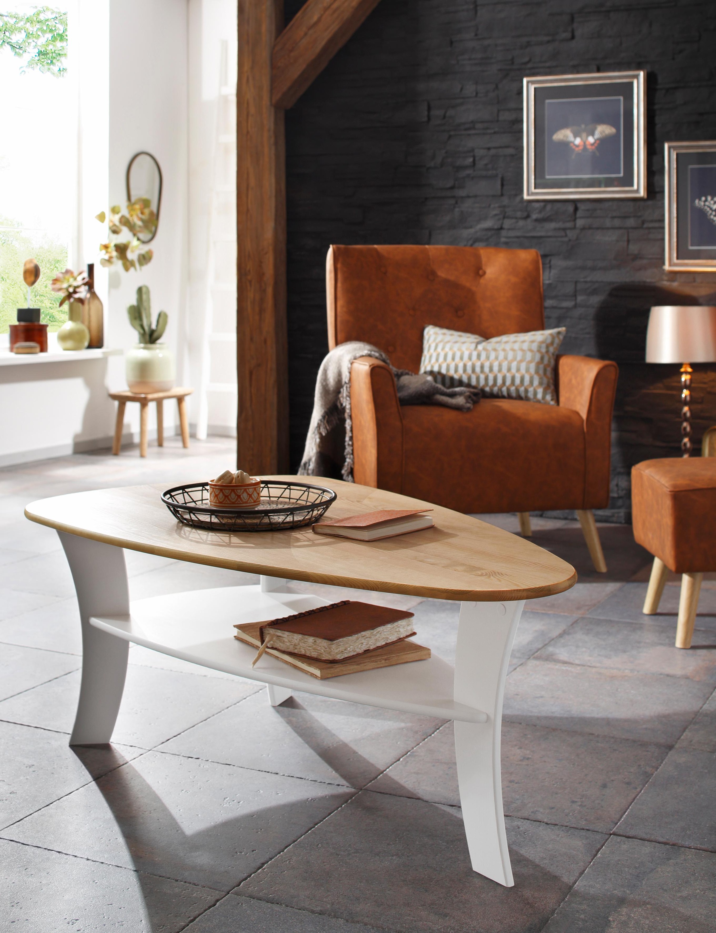 Image of Home affaire Couchtisch »Lenne«, Rechteckig mit Ablage bei Ackermann Versand Schweiz