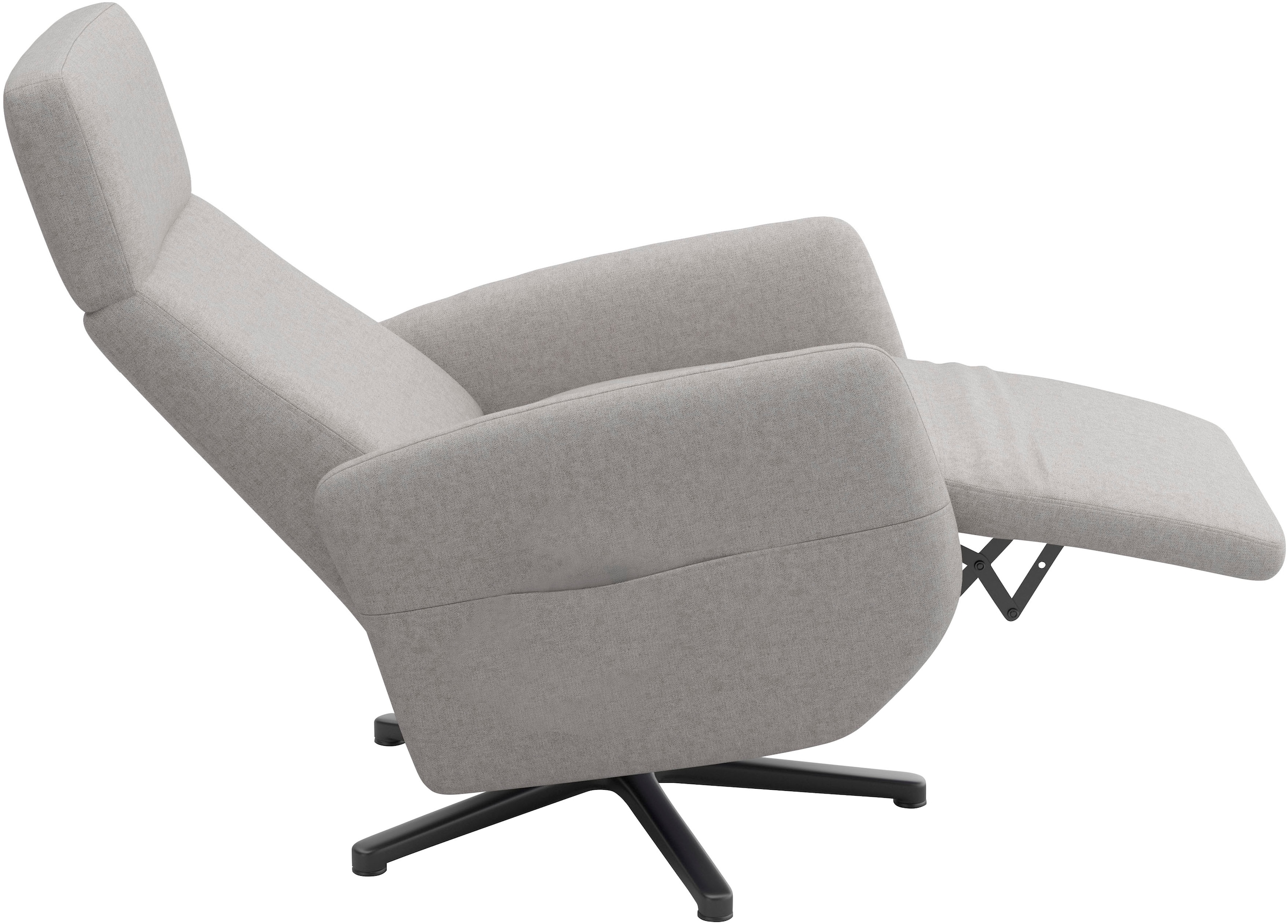 Home affaire Fauteuil TV »Rochelle, inkl. Kopfteilverstellung & 360° Drehfunktion« 1 cuis tlg. wahlweise mit 2 Motoren, Akku & Aufstehhilfe