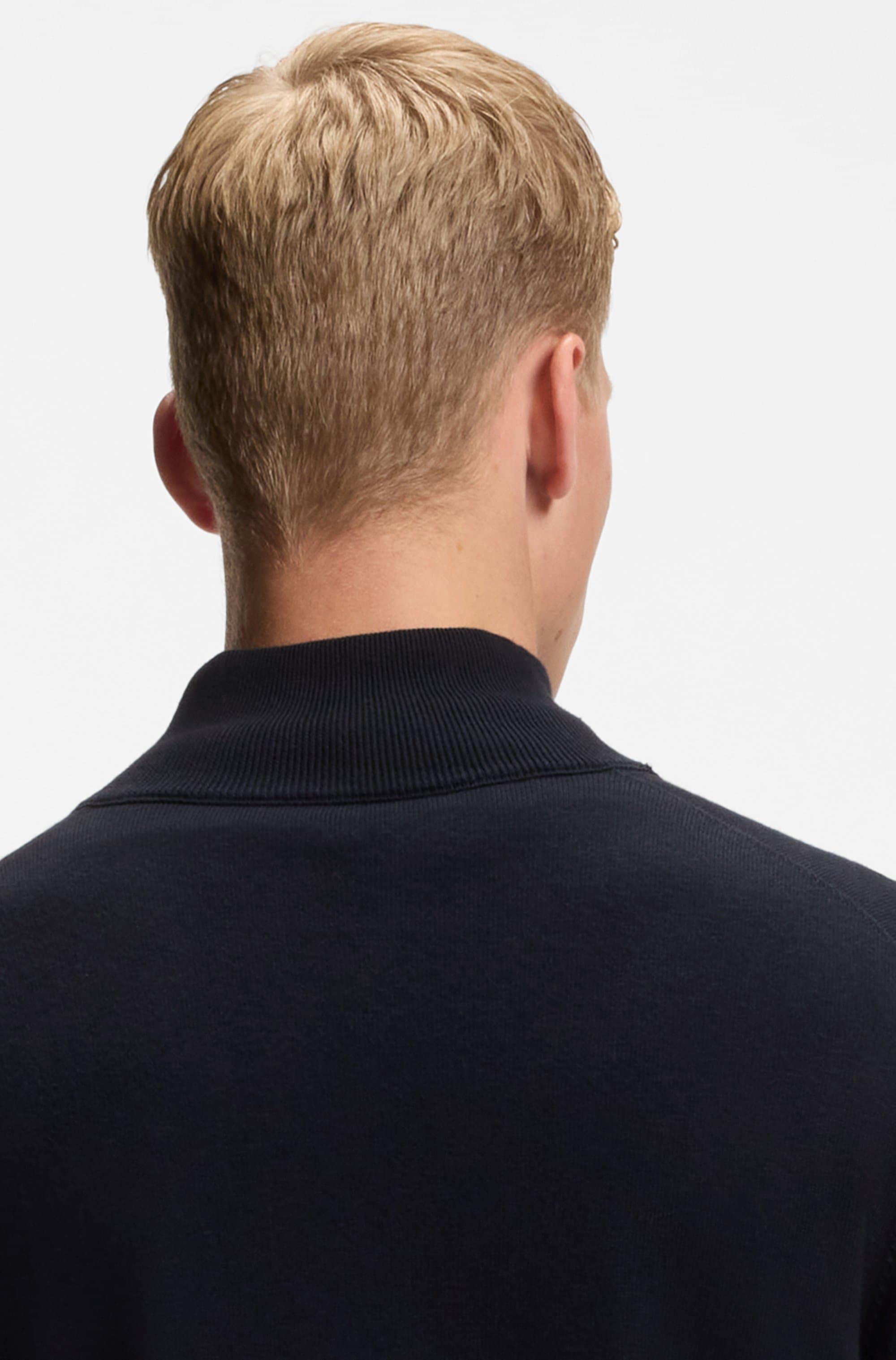 BOSS ORANGE Veste en tricot »Kanozip« mit Reissverschluss