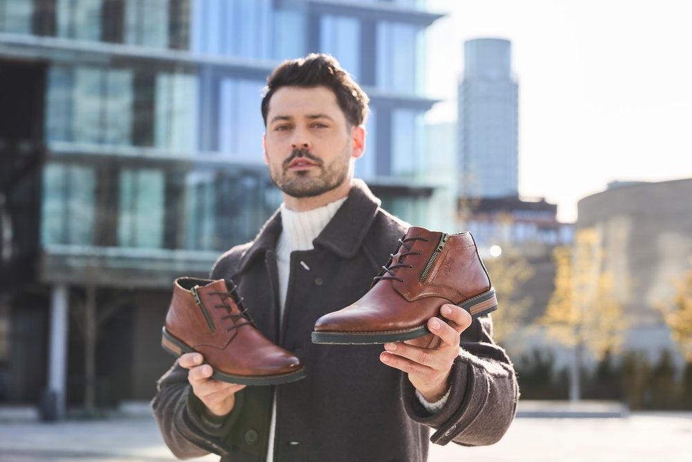 Rieker Schnürstiefelette  Business-Stiefelette, Klassik-Boots in eleganter Optik