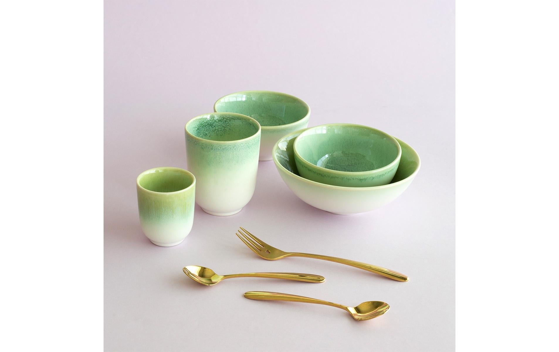   Dessertschale »Lunasol Gaya Atelier Silom La Mar 6 Stk.« aus Porzellan Spülmaschinenfest