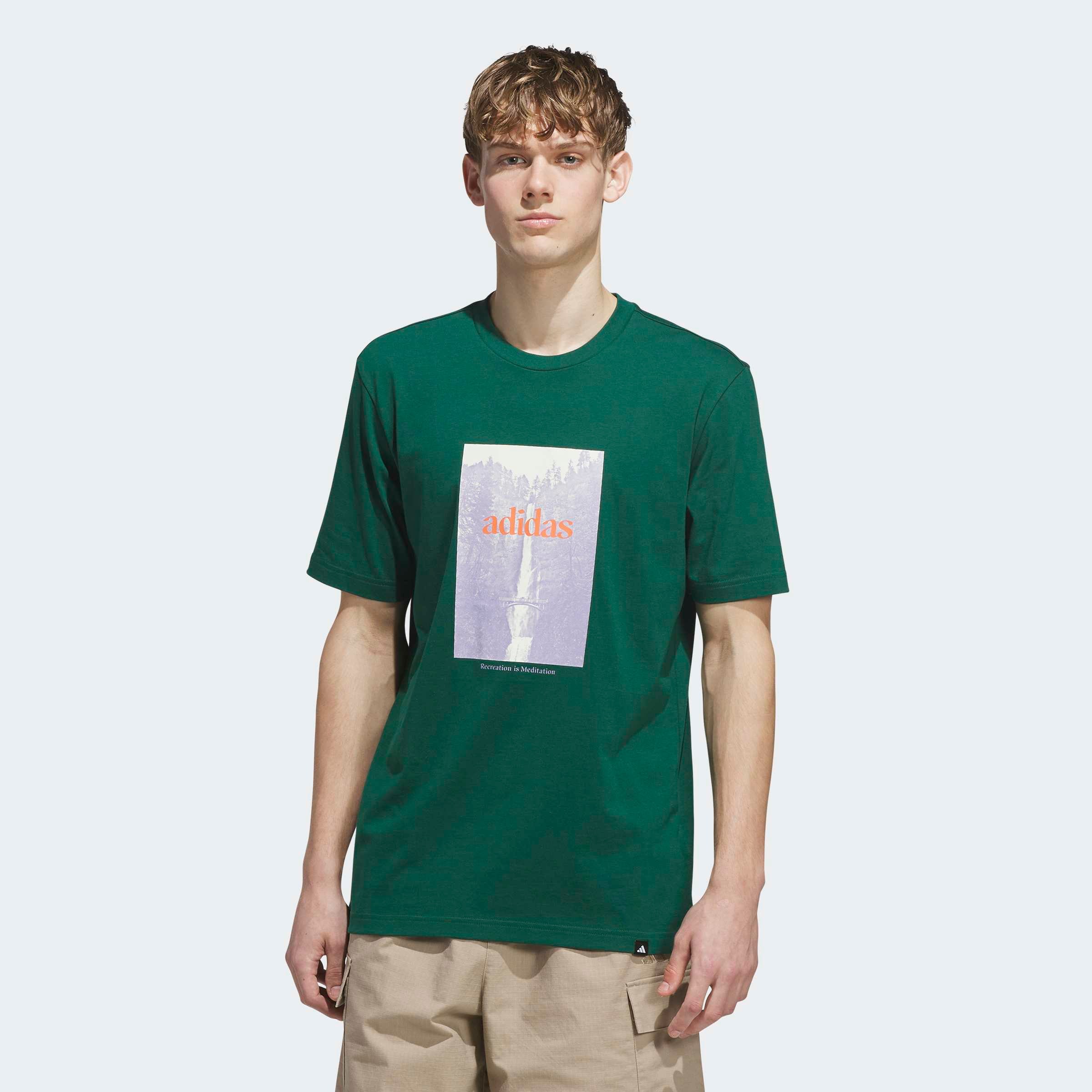Image of adidas Sportswear T-Shirt "WATERFALL GRAFIK" für Erwachsene