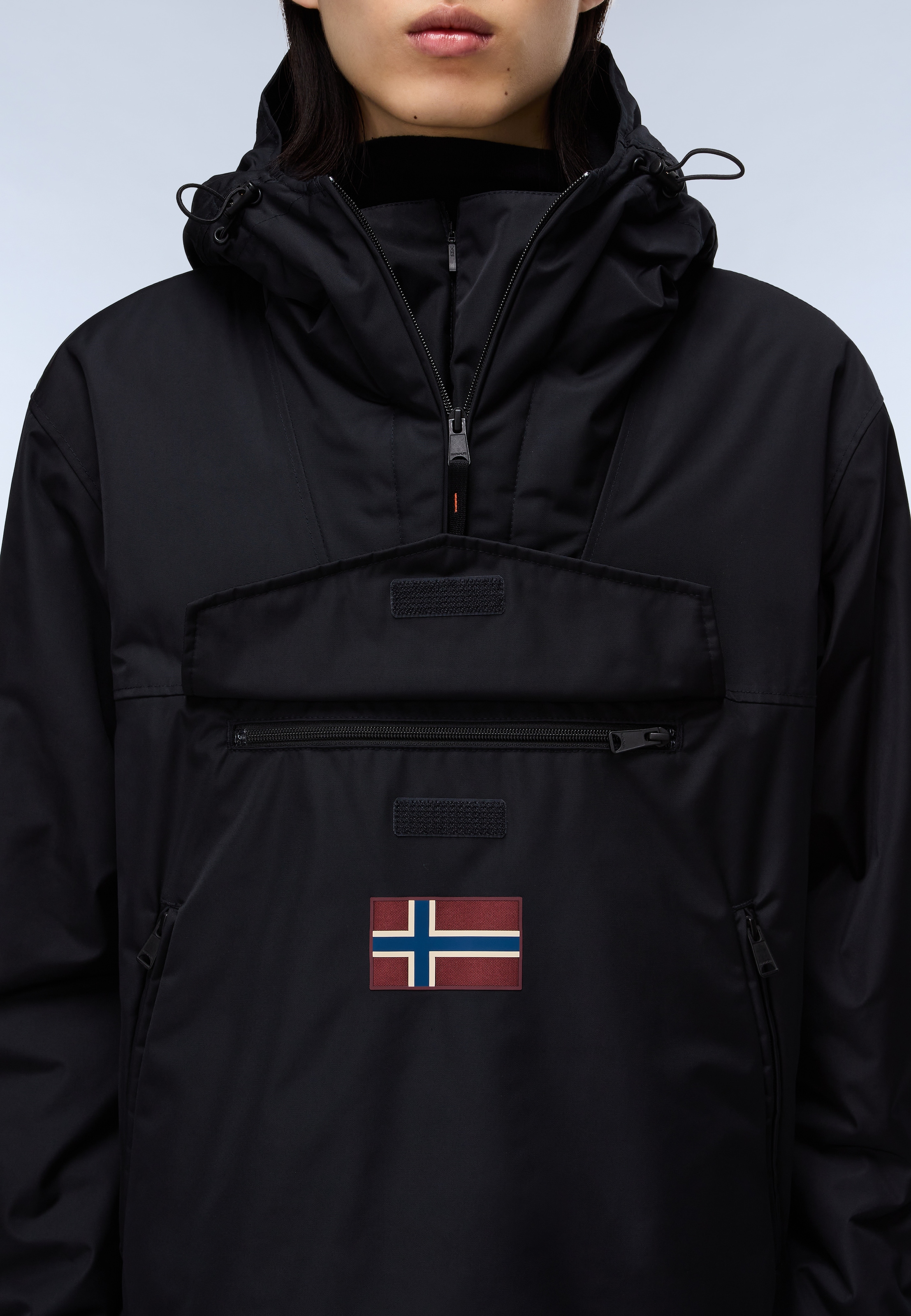Napapijri Anorak avec capuche en polyester, aussi disponible en grandes tailles