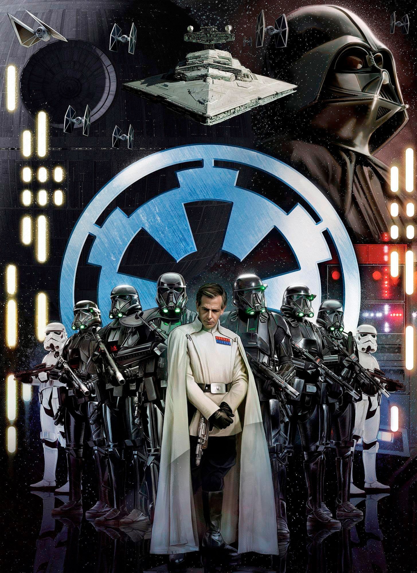 Image of Komar Vliestapete "Digitaldruck Vlies - Star Wars Empire - Grösse 200 x 275 cm" bedruckt glatt Kinderzimmer