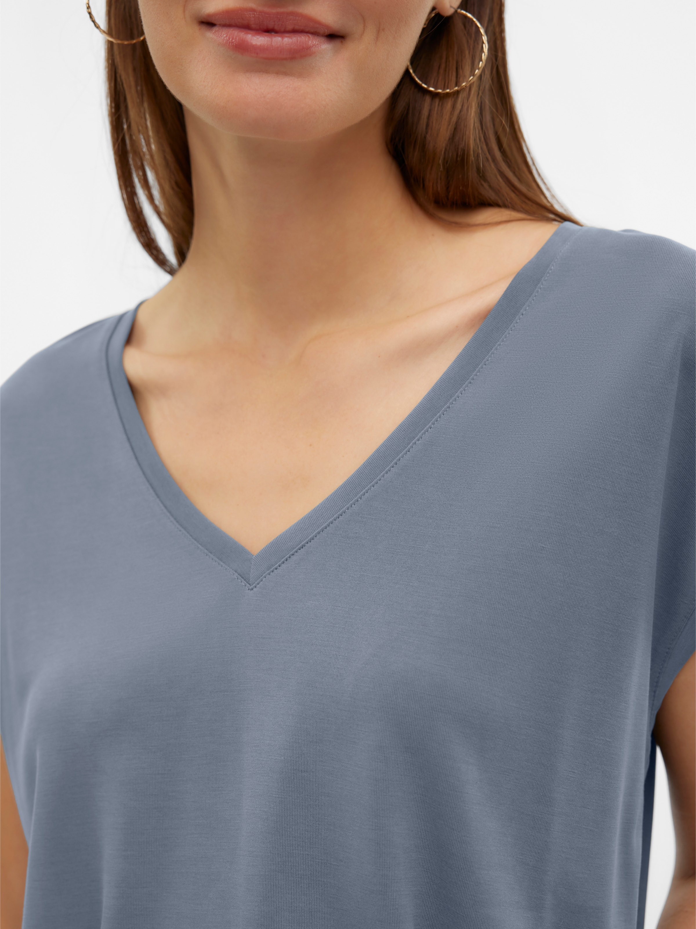 Vero Moda V-Shirt »VMFILLI SS V-NECK TEE GA NOOS«