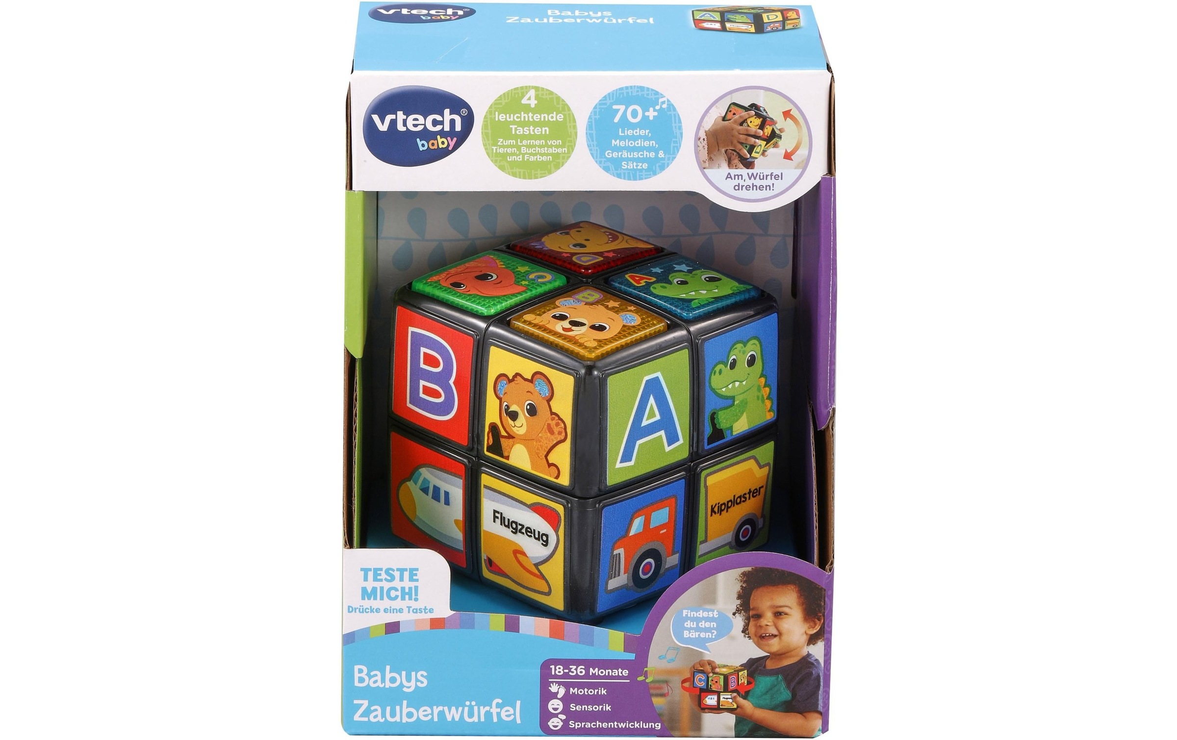 Vtech® Lernspielzeug »Babys Zauberwürfel -DE-«