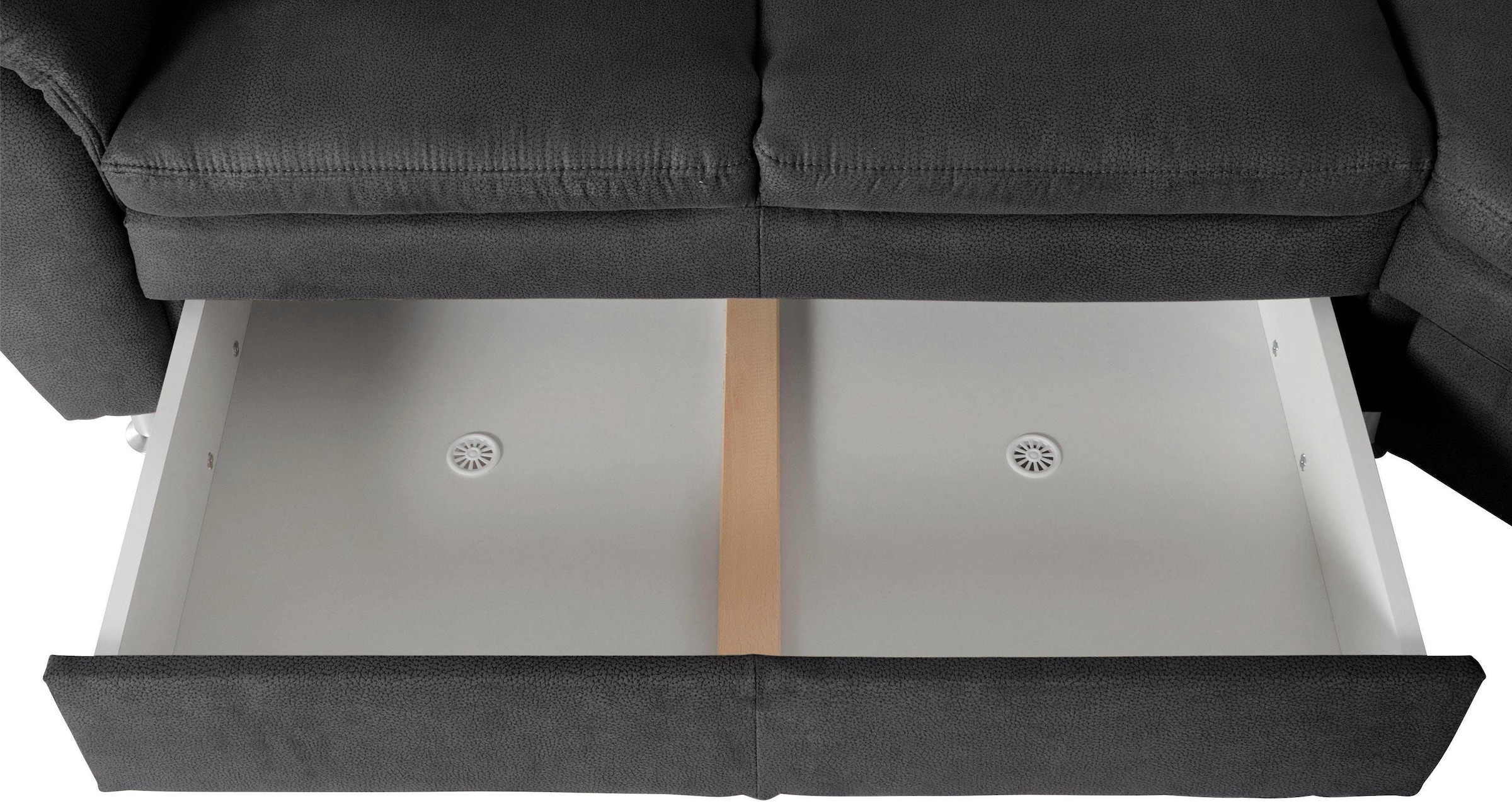 Places of Style Ecksofa »Cardoso L-Form«, mit Trapezecke für mehr Sitzkomfort, wahlweise auch mit Bettfunktion
