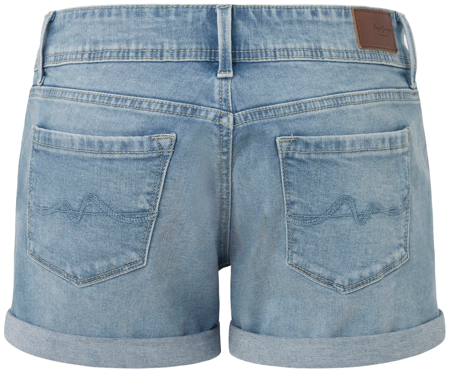 Pepe Jeans Jeansshorts, mit Umschlagsaum