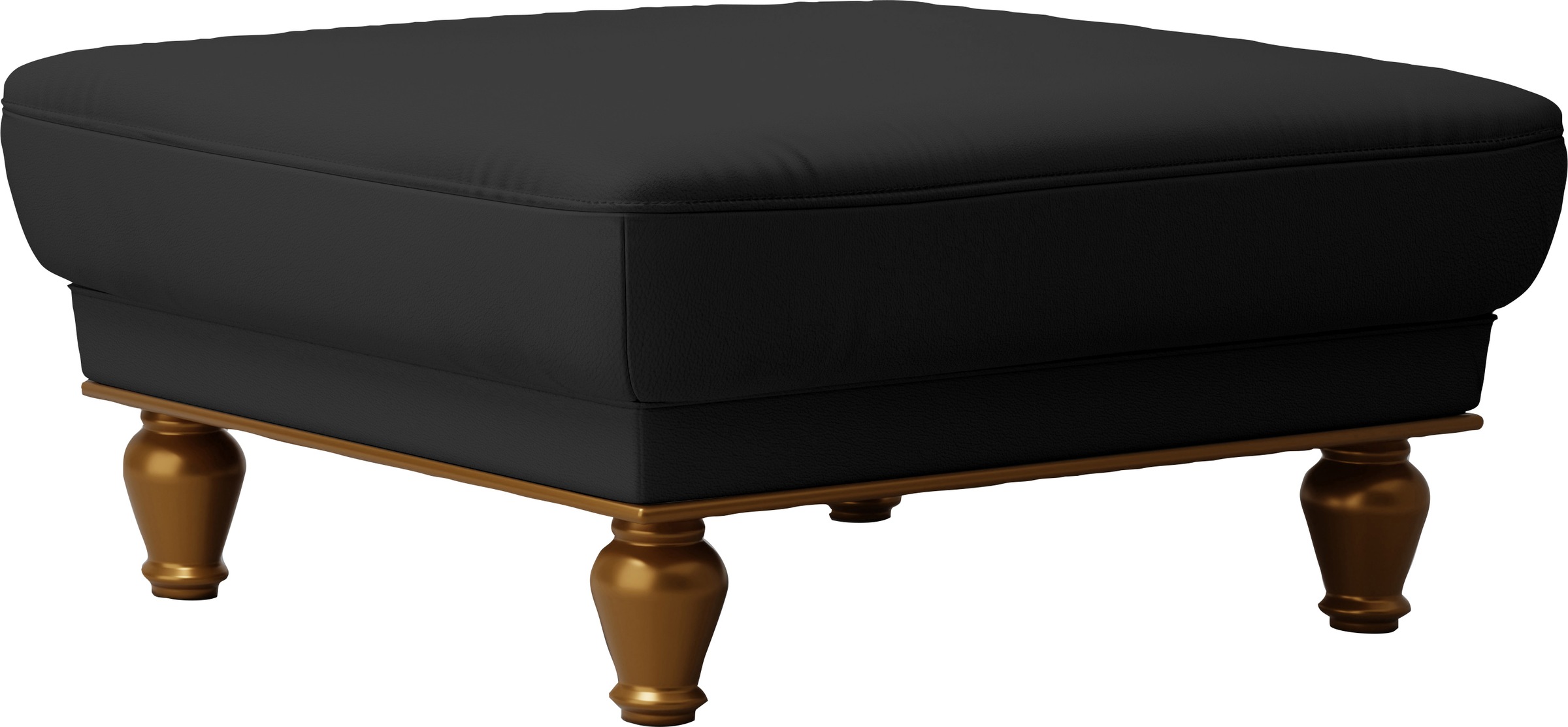 sit&more Polsterhocker »Orient 5«, goldfarbene Füsse