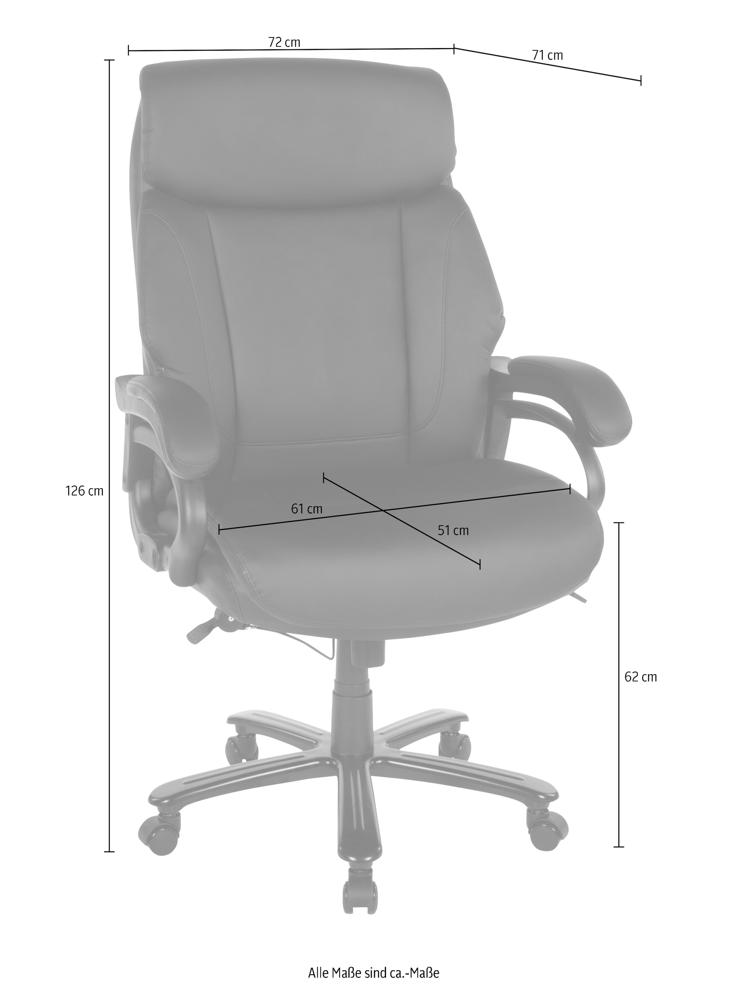 Duo Collection Fauteuil de direction »Ennio« () Ressort, jusqu'à 180kg