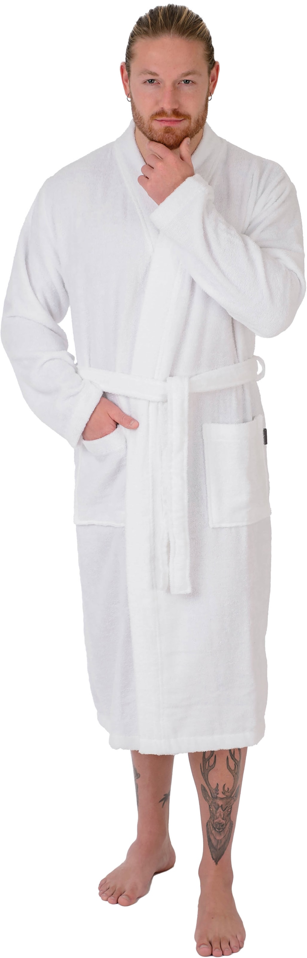 Image of Wewo fashion Unisex-Bademantel "3049" 1 Stk. leichter Reisebademantel