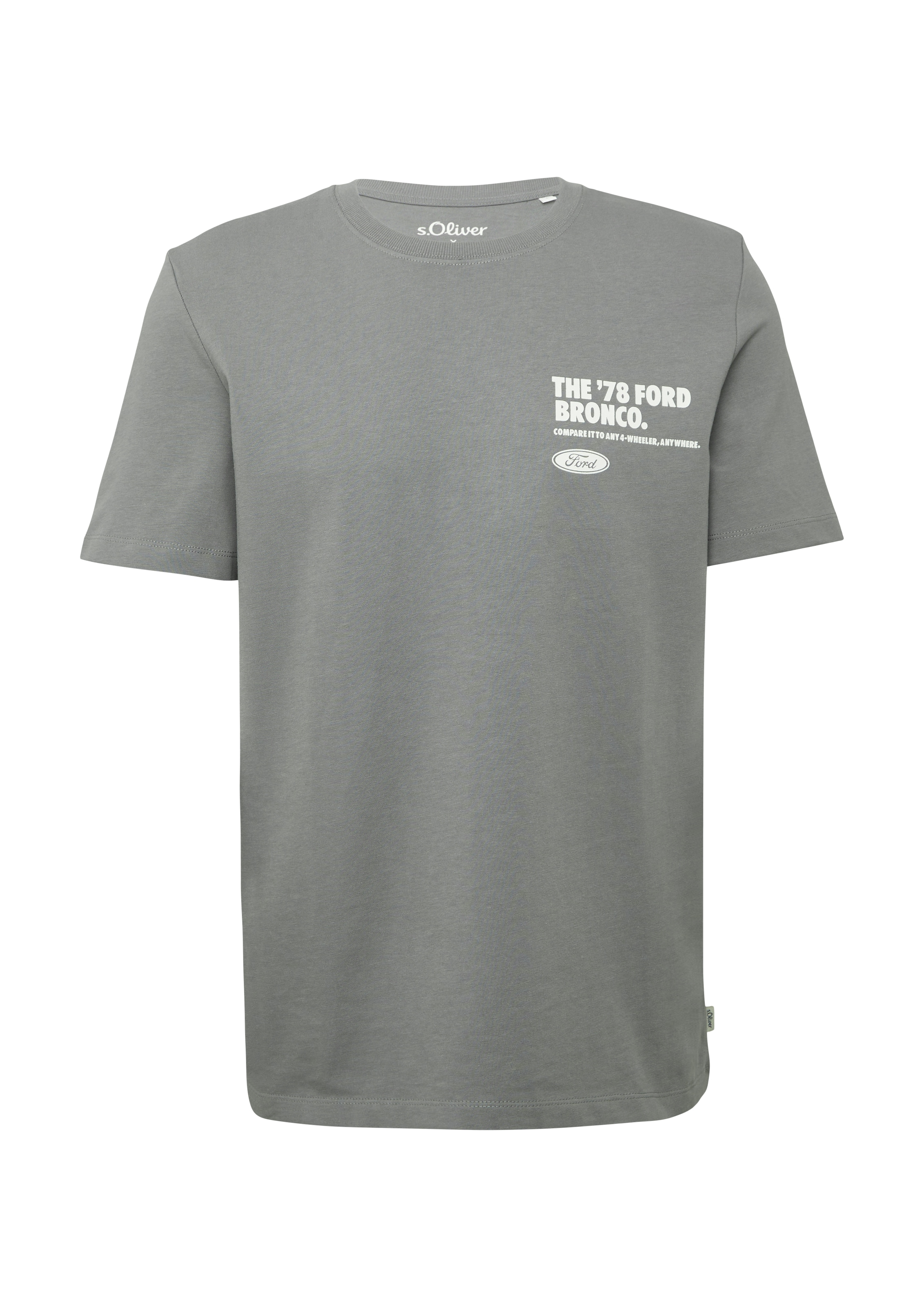 s.Oliver T-Shirt, mit grossem Rückenprint