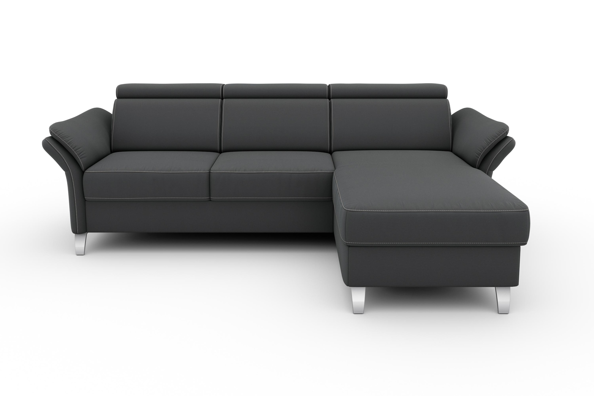 Image of sit&more Ecksofa "Vincenzo L-Form" inklusive Kopfteilverstellung, wahlweise mit Bettfunktion, Bettkasten