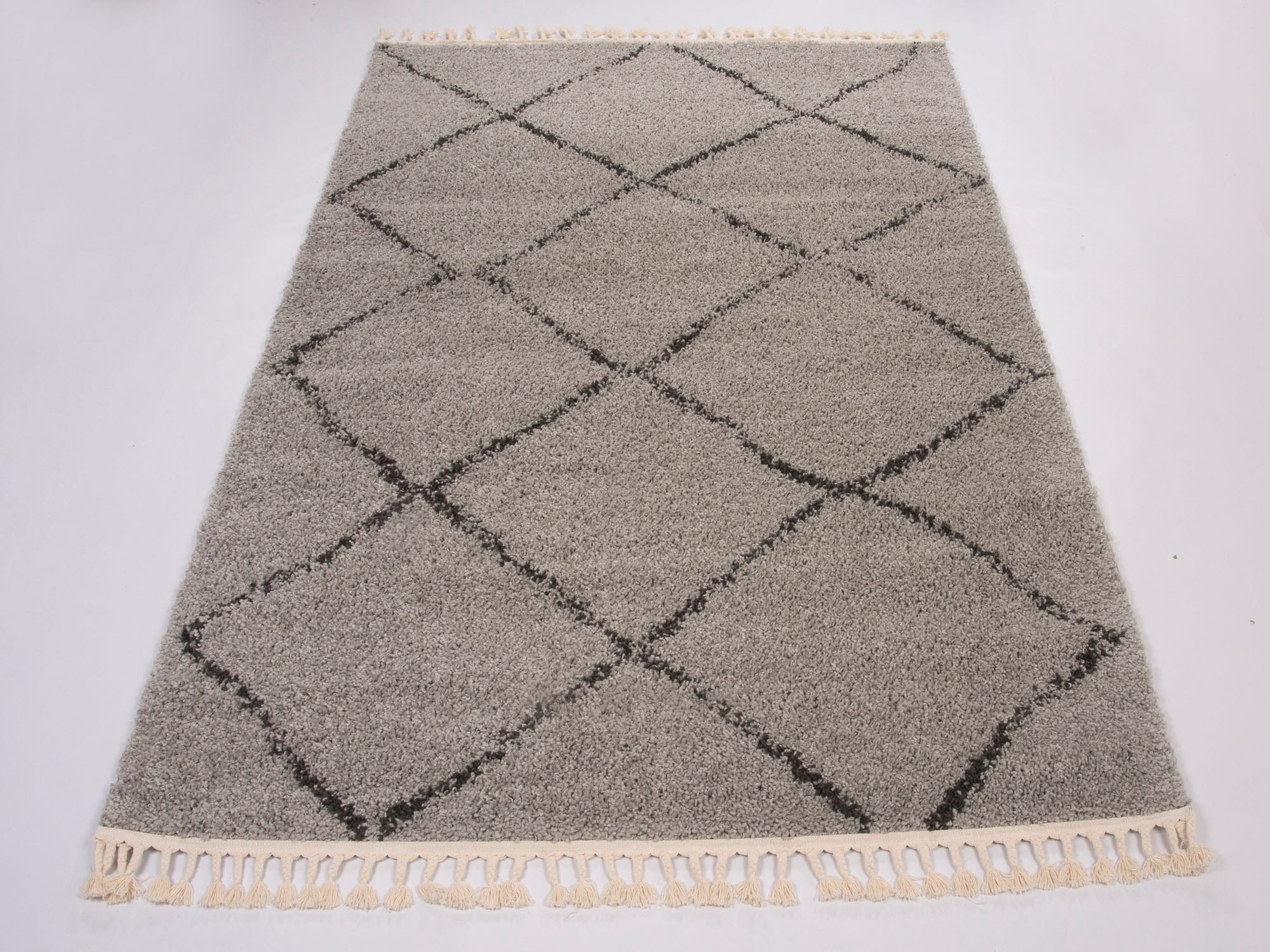 Image of GALLERY M branded by Musterring Hochflor-Teppich "Donna" rechteckig 30 mm Höhe Wohnzimmer
