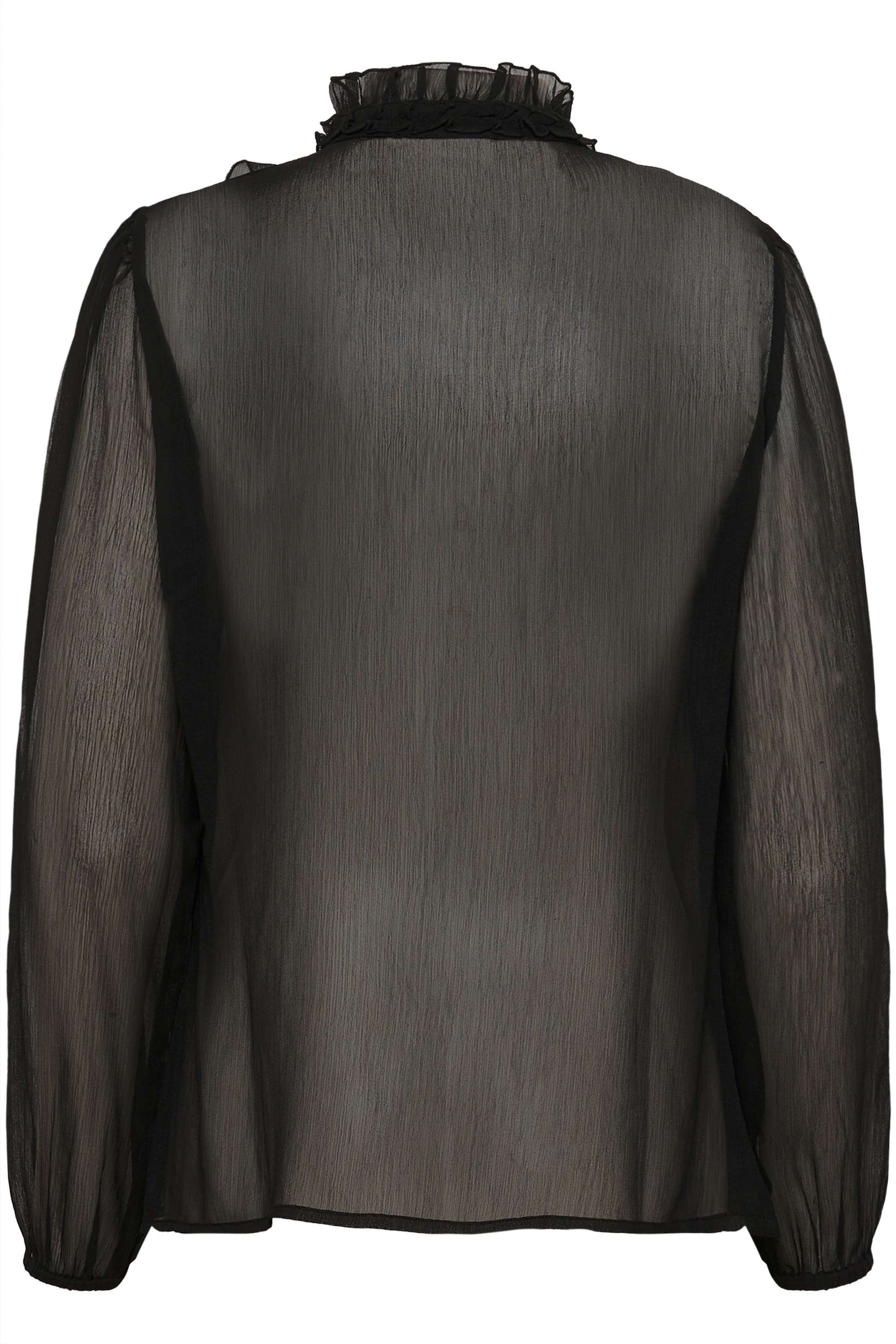 Saint Tropez Rüschenbluse »LiljaSZ Crinkle LS Shirt«
