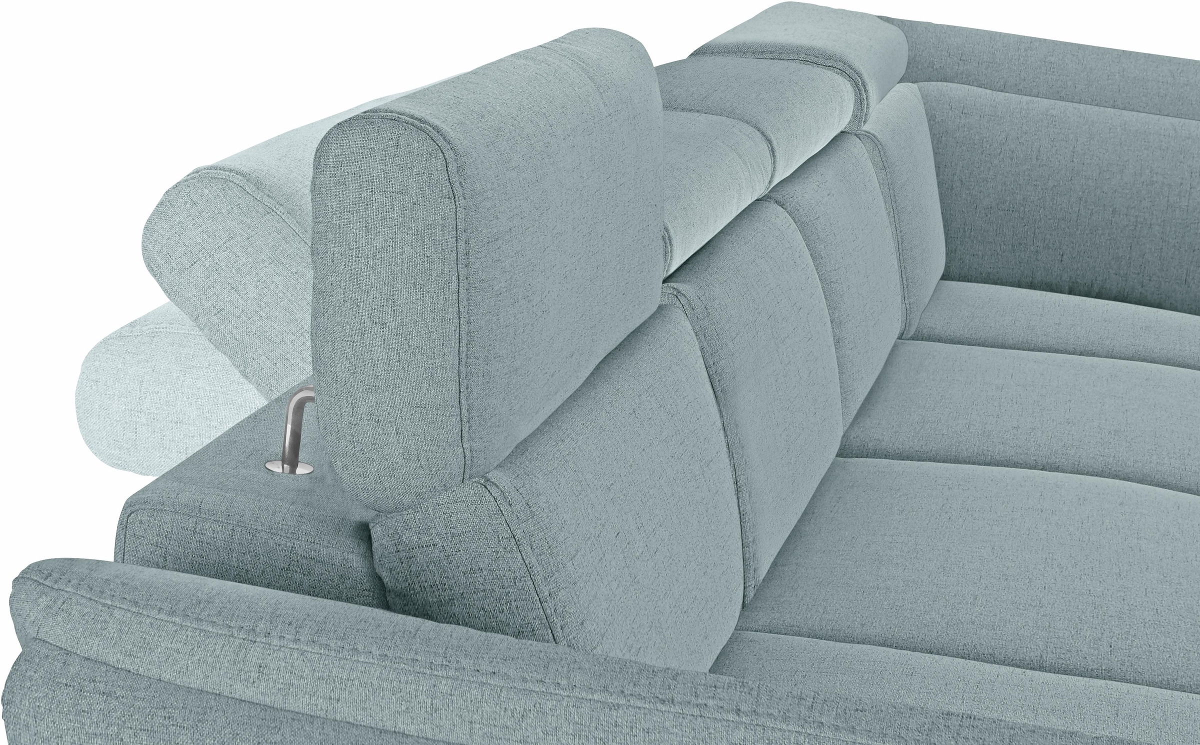 sit&more Wohnlandschaft »Avignon U-Form« wahlweise mit Bettfunktion und Stauraum, inklusive Kopfteilverstellung