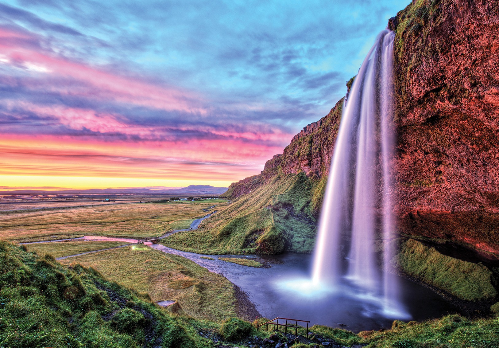 Image of Consalnet Vliestapete »WASSERFALL«, grafisch, natur, fototapete, für Wohnzimmer oder Schlafzimmer bei Ackermann Versand Schweiz