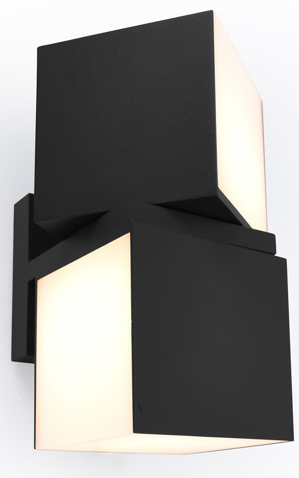 LUTEC LED Aussen-Wandleuchte »CUBA«, Leuchtmittel LED-Modul | LED fest integriert