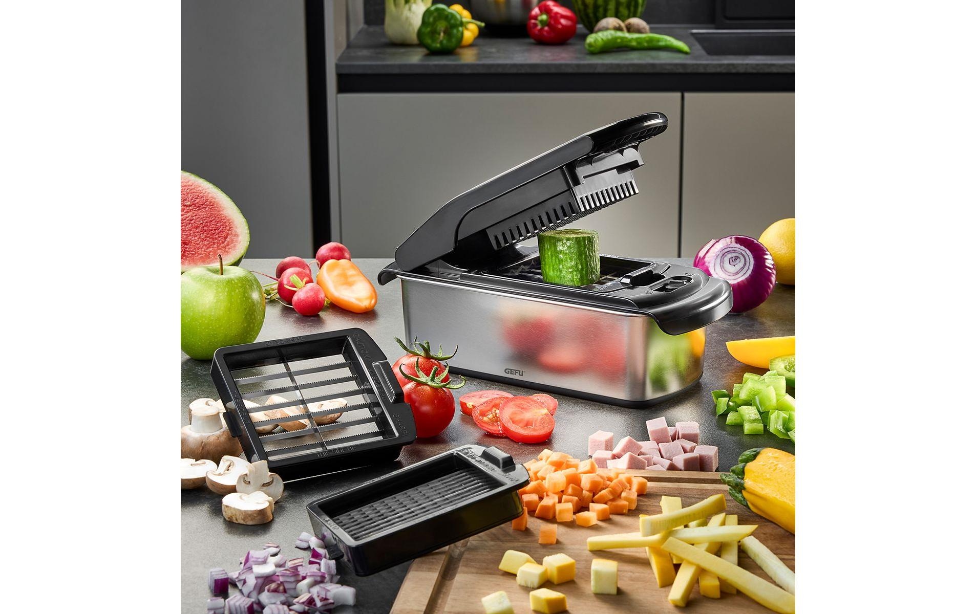 GEFU Gemüseschneider »Würfel & Stifteschneider« Schneidegerät für Würfel und Stifte