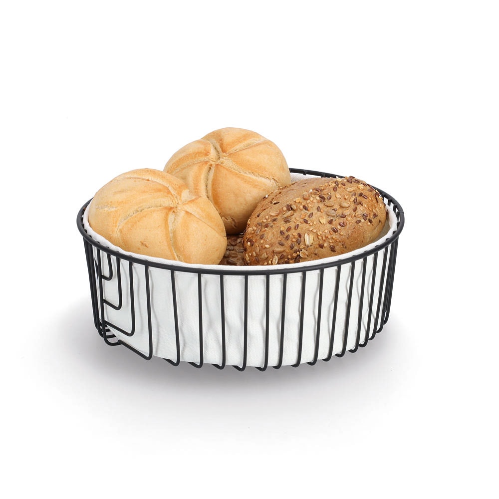 Zeller Present Brotkorb 1 Stk. tlg. Industrial-Stil, m. Beutel