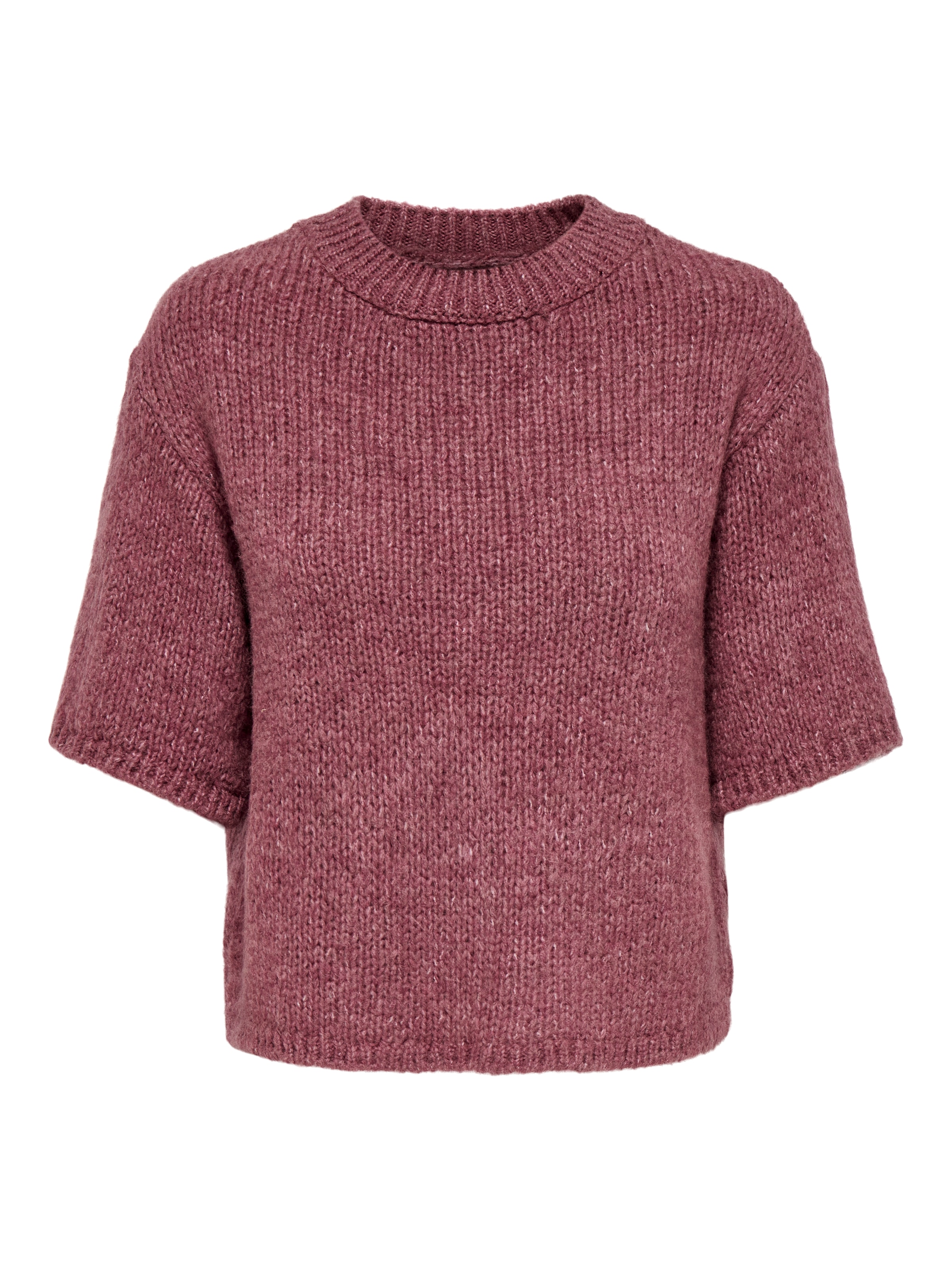 JDY Pull en tricot »JDYDICTE S/S PULL O-NECK KNT NOOS« fibre synthétique, coupe ajustée tricotée