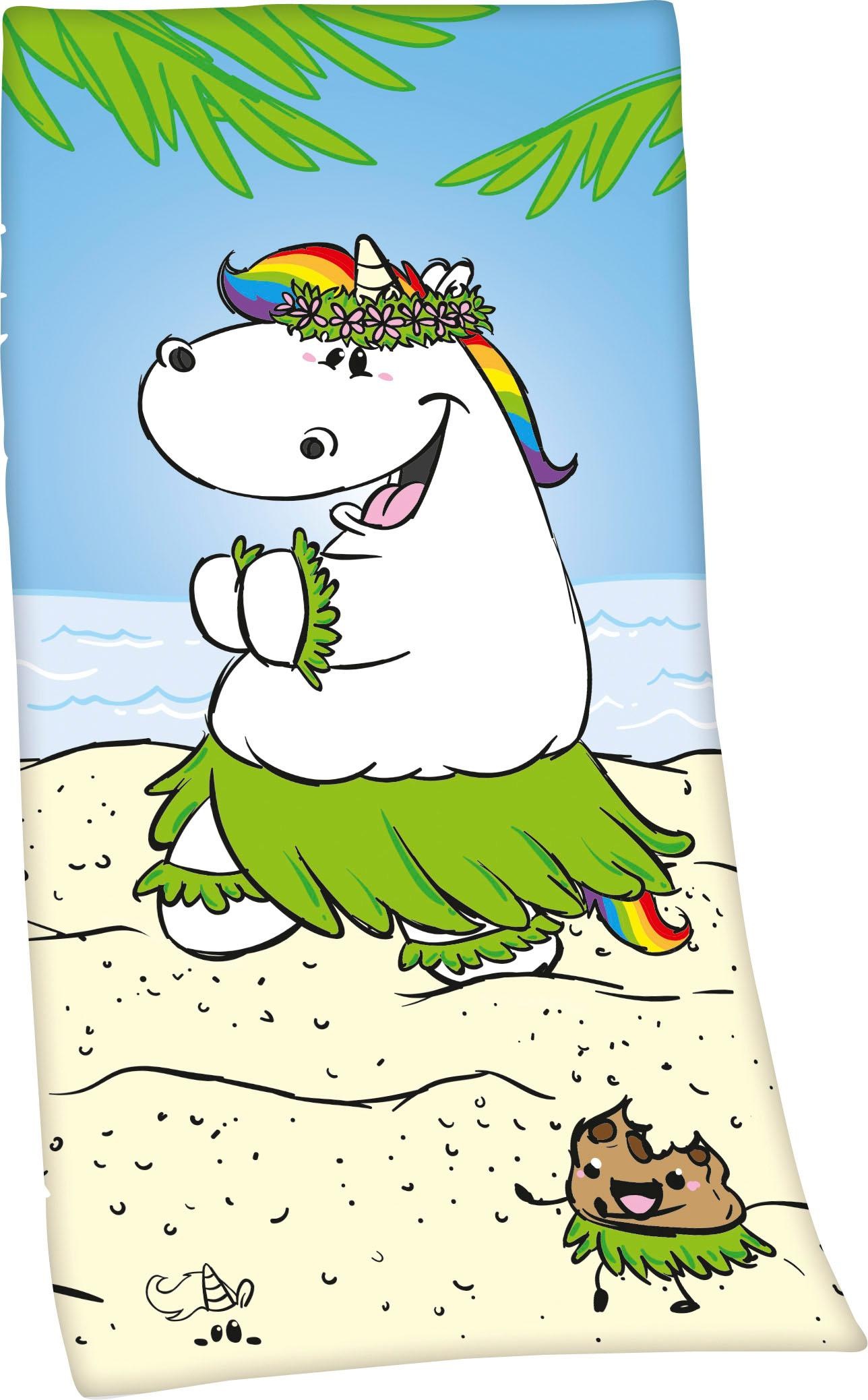 Image of Pummeleinhorn Badetuch »Strand«, (1 St.), mit niedlichen Motiv bei Ackermann Versand Schweiz