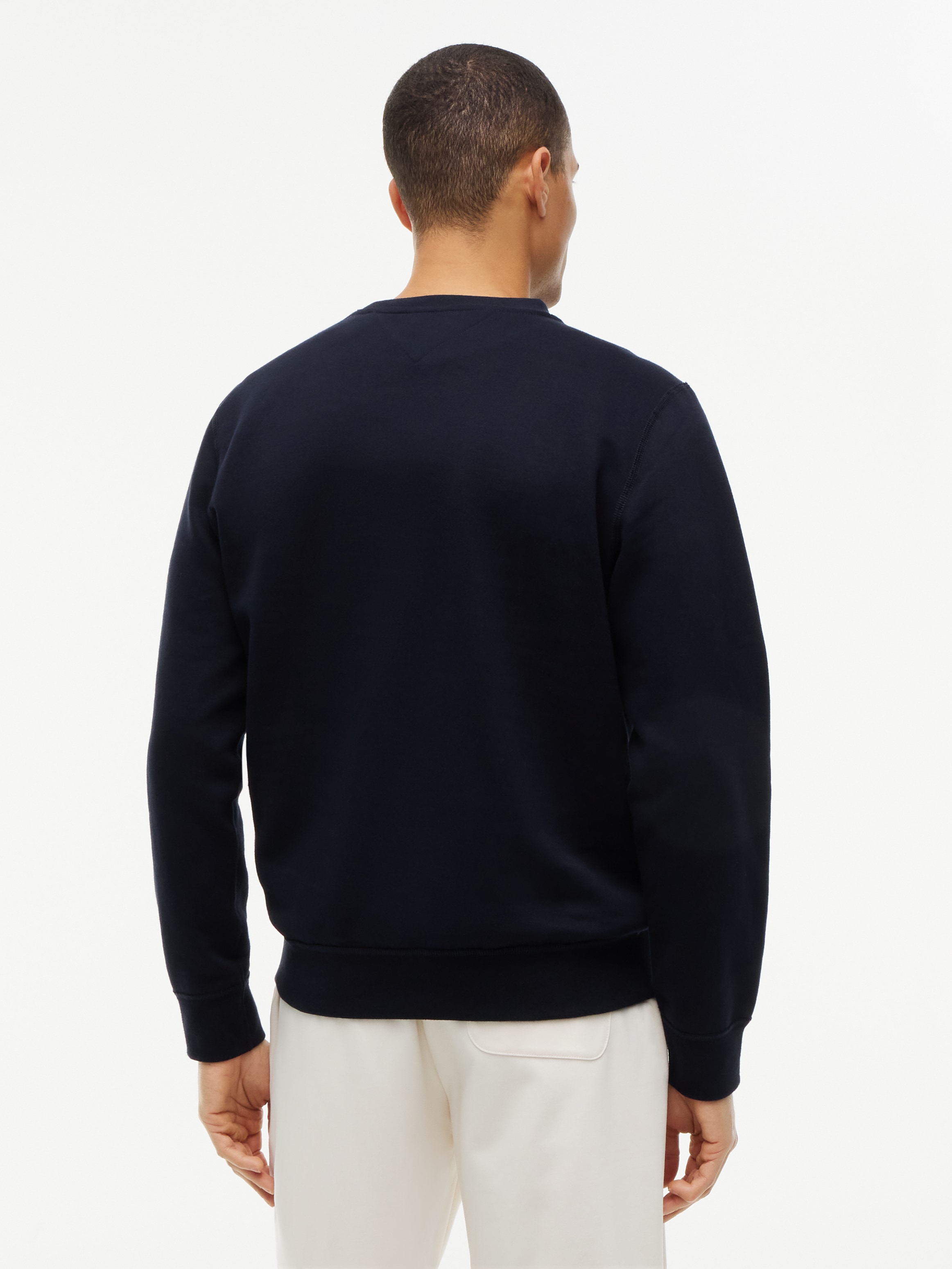 Tommy Hilfiger Sweat-shirt »ESSENTIAL FLEECE CREWNECK«, avec broderie logo Tommy Hilfiger, coupe régulière
