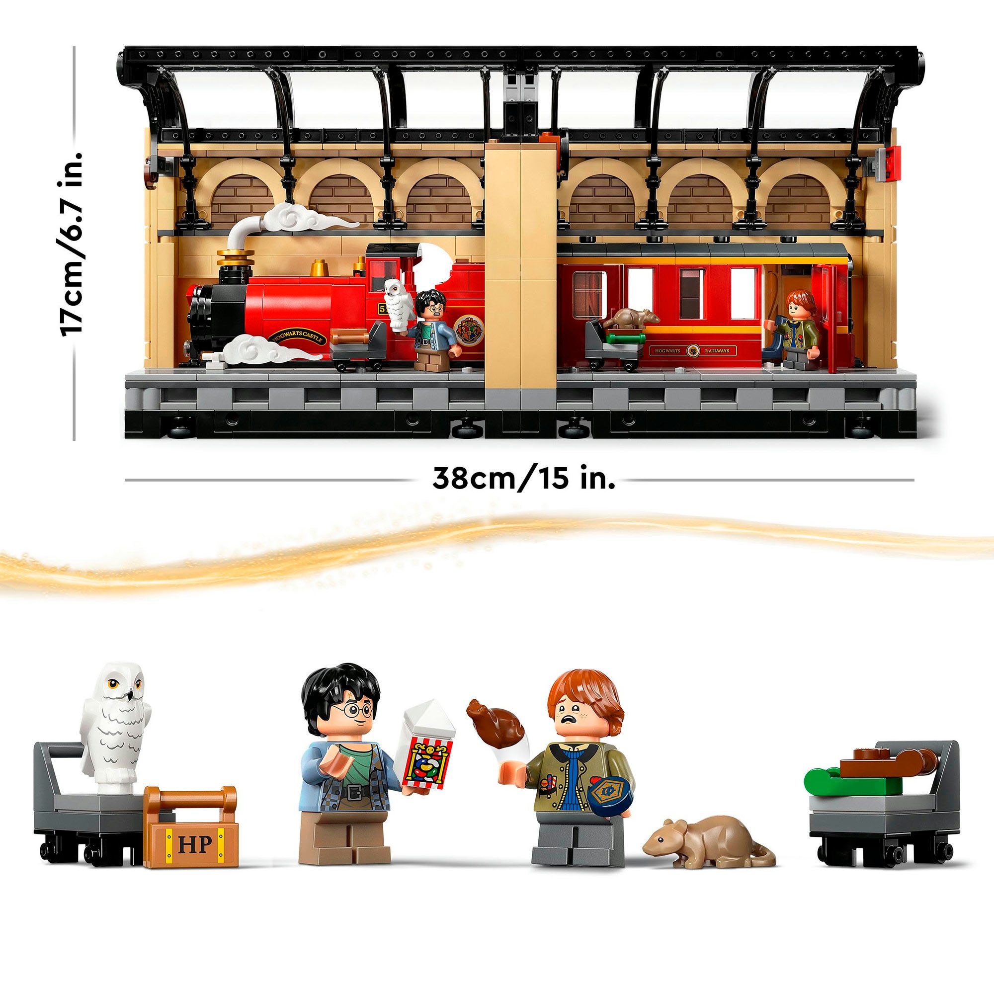 LEGO® Konstruktionsspielsteine »Buchstütze: Hogwarts Express (76450), LEGO Harry Potter™« Made in Europe