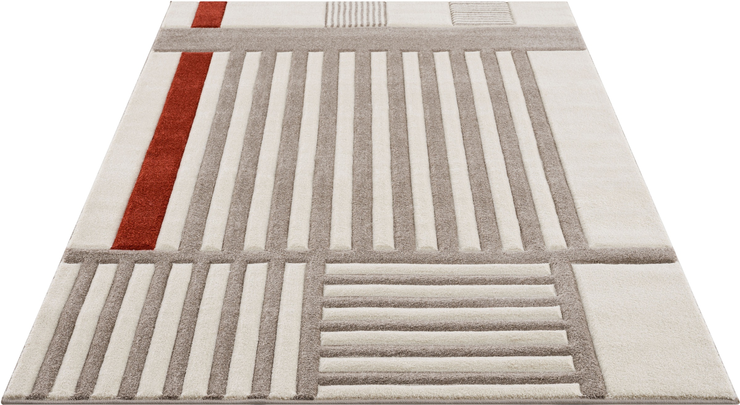 Image of Guido Maria Kretschmer Home&Living Teppich »Gael«, rechteckig, 14 mm Höhe, mit handgearbeitetem Konturenschnitt, flacher Teppich,Kurzflor, Weich, Pflegeleicht, Elegant, Wohnzimmer Schlafzimmer Esszimmer bei Ackermann Versand Schweiz