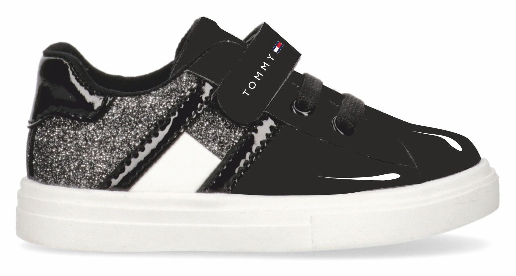 Image of Tommy Hilfiger Sneaker »LOW CUT LACE-UP/VELCRO SNEAKER«, mit Glitzerdetails bei Ackermann Versand Schweiz