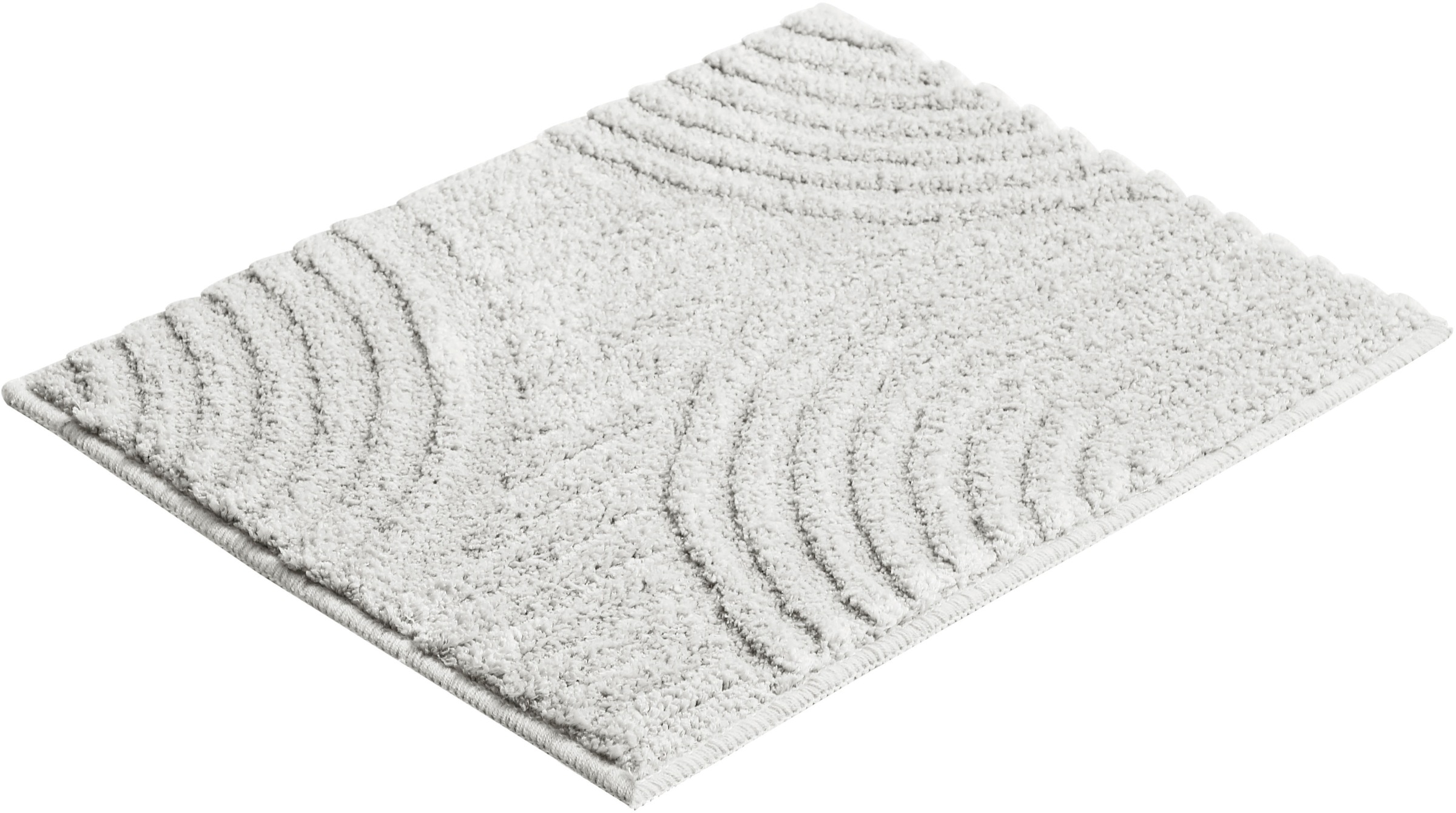 OTTO home Badematte "Ognon, Scandi, Boho, modernes Muster" Höhe 15 mm rutschhemmend beschichtet fußbodenheizungsgeeignet  schnell trocknend  strapazierfähig Badteppich, Uni Farben, Hoch-Tief-Effekt