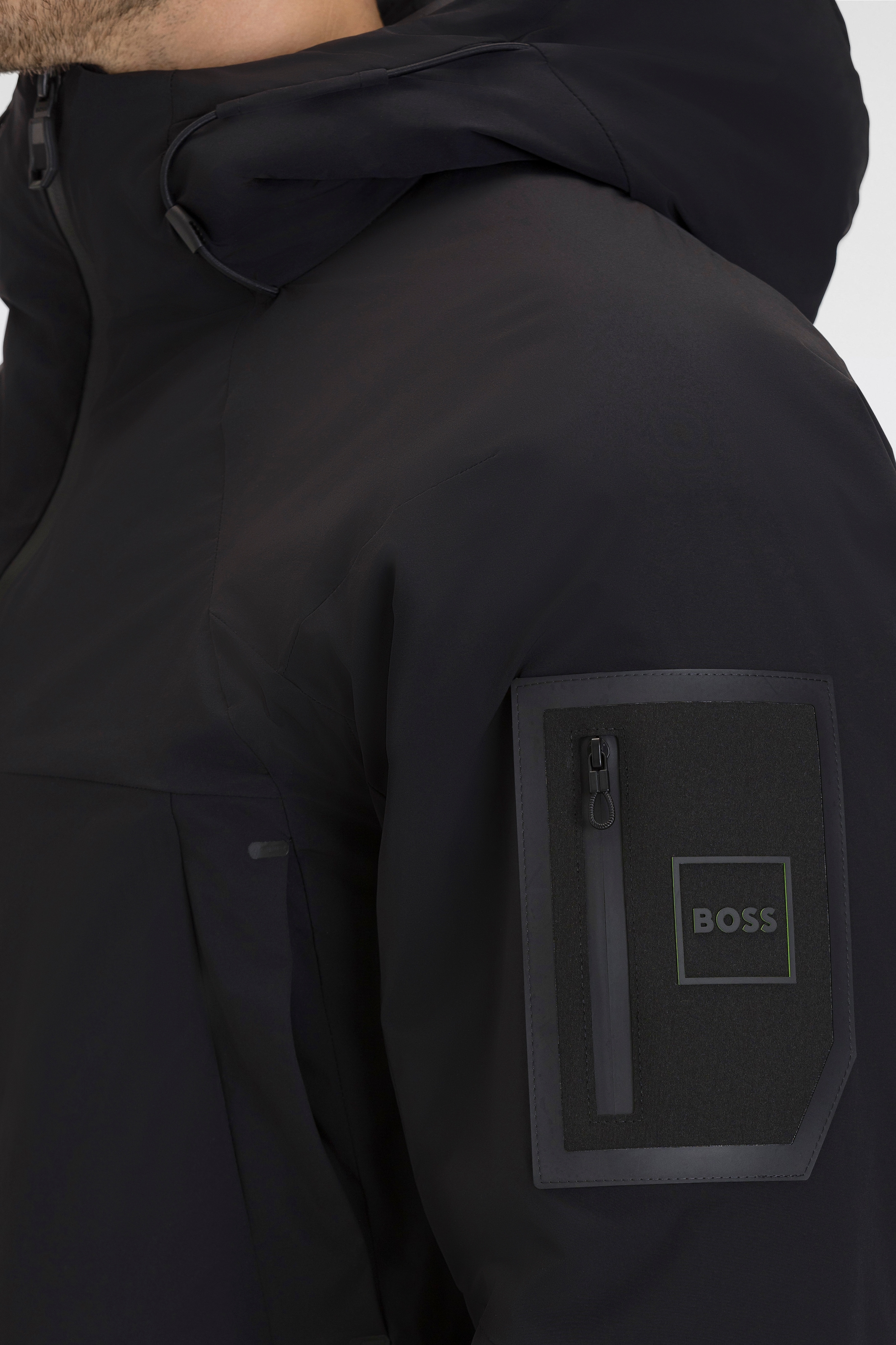 BOSS GREEN Funktionsjacke »J_Leggenda«, mit Kapuze, mit Kapuze