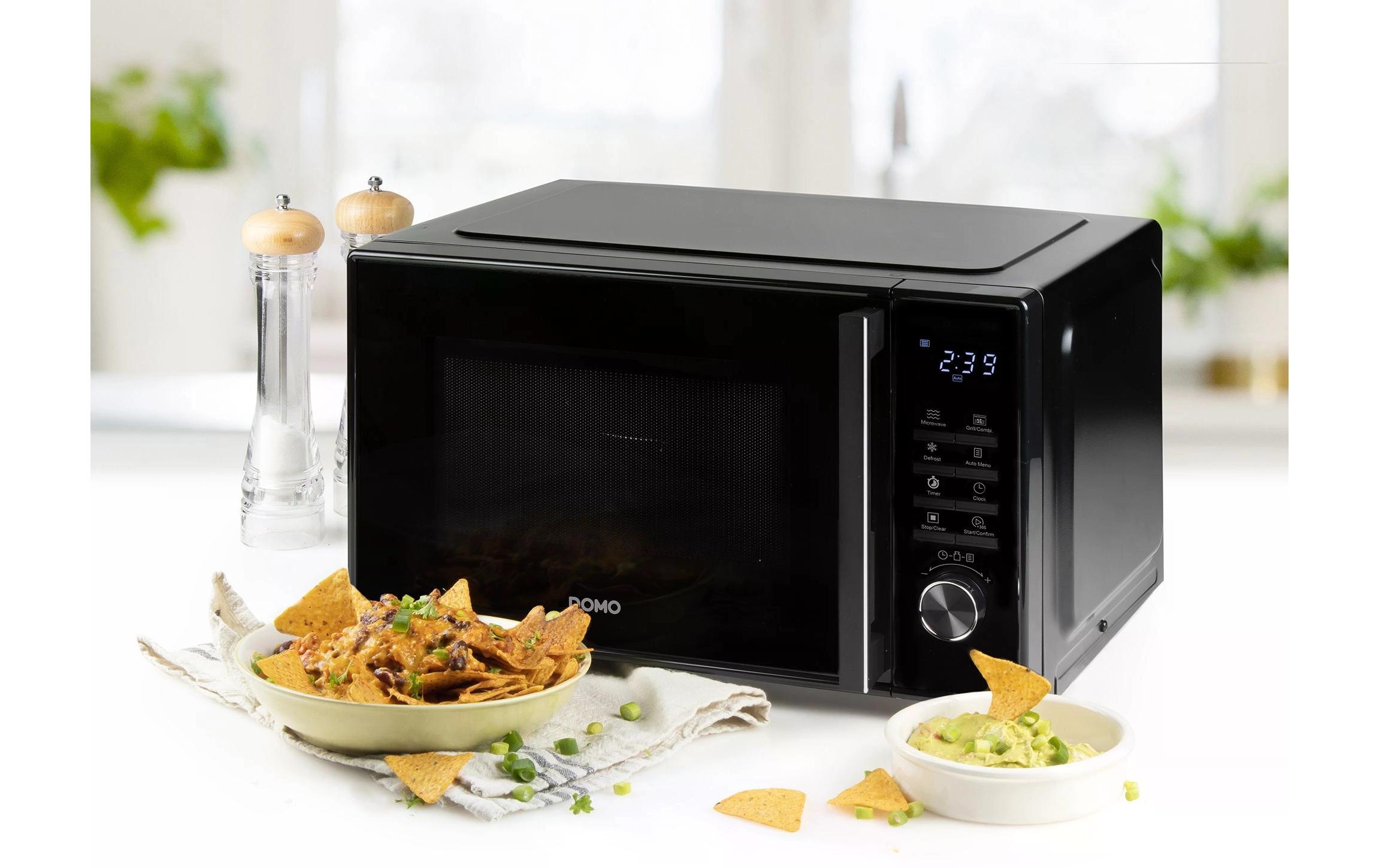 Domo Mikrowelle »mit Grill DO22501G Schwarz«, 1000 W