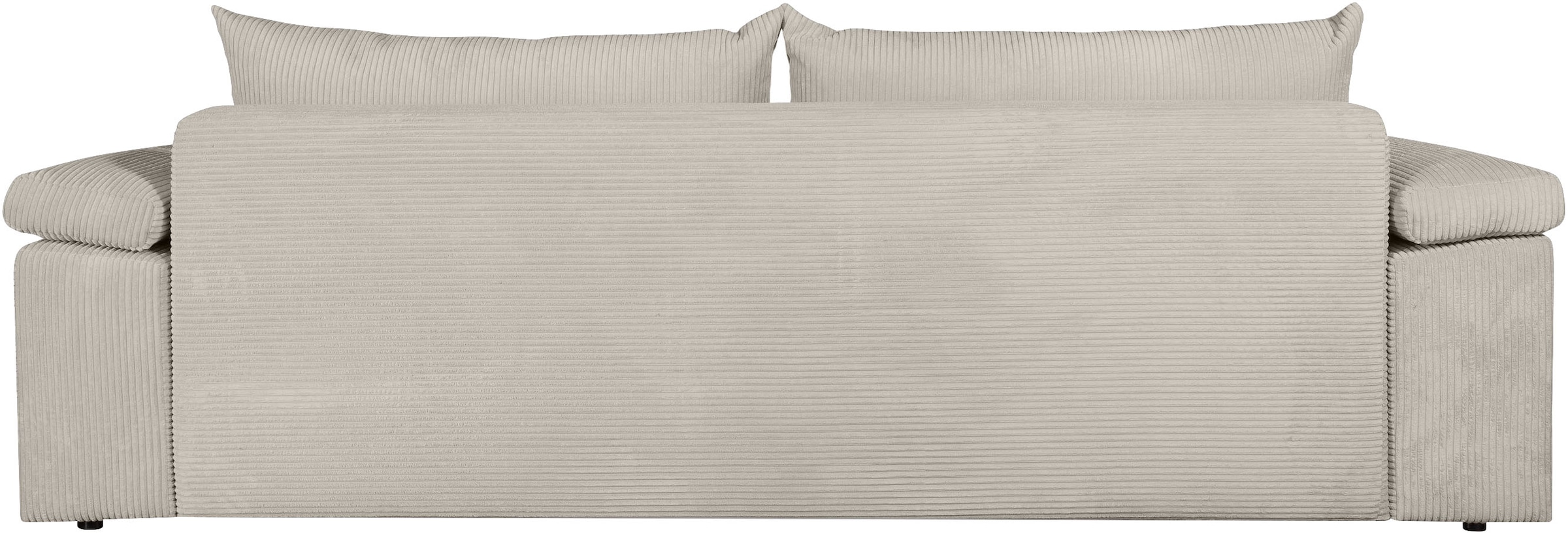 COLLECTION AB Canapé-lit »Mara, B: 249 cm, Liegefl. 139x195 cm« Dauer-Schlaffunktion, Bettkasten & Federkern, wahlweise mit Topper