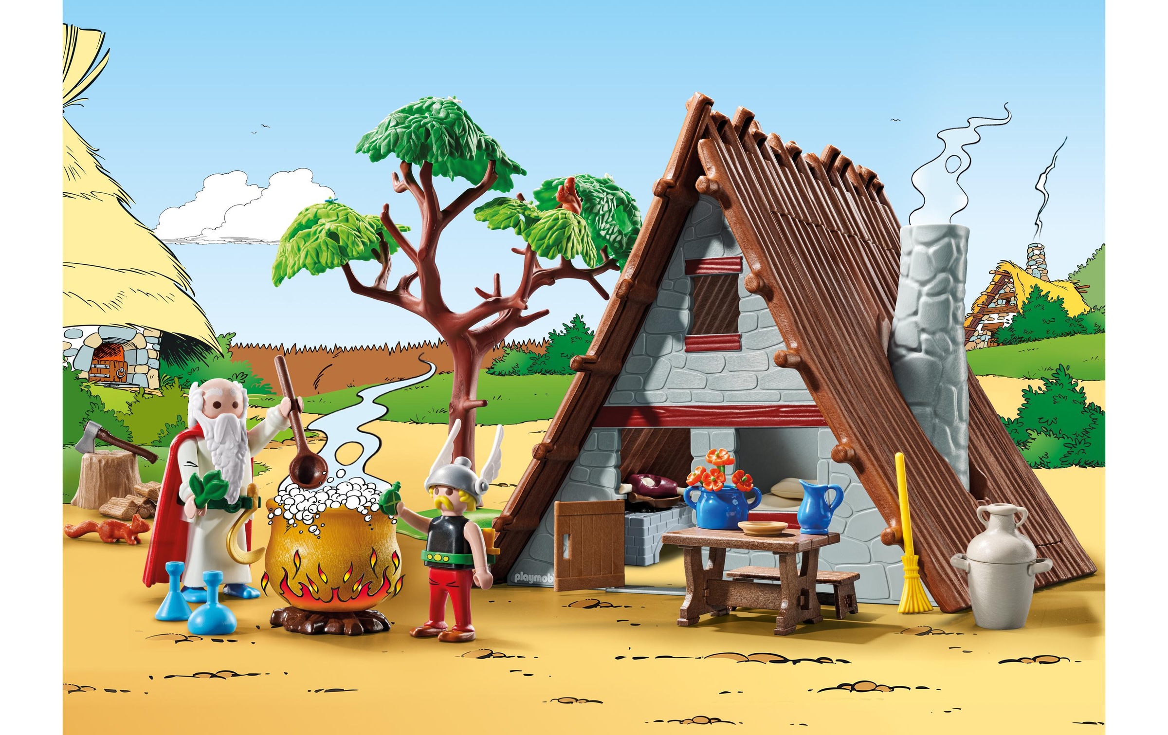 Playmobil® Spielbausteine »Asterix Asterix Haus 71828«, (80 St.)