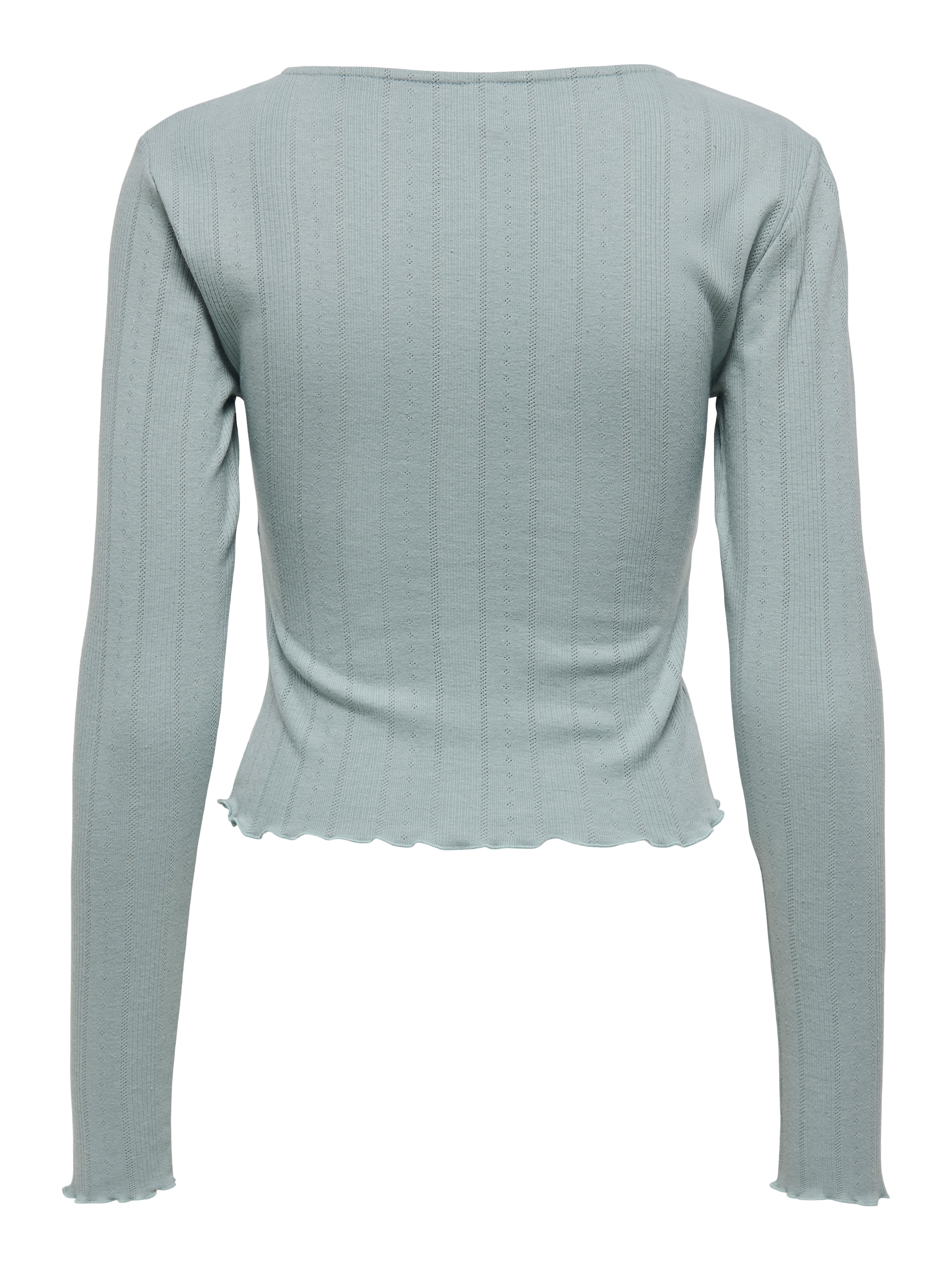 ONLY Langarmshirt »ONLCARLOTTA L/S WRAP TOP JRS«