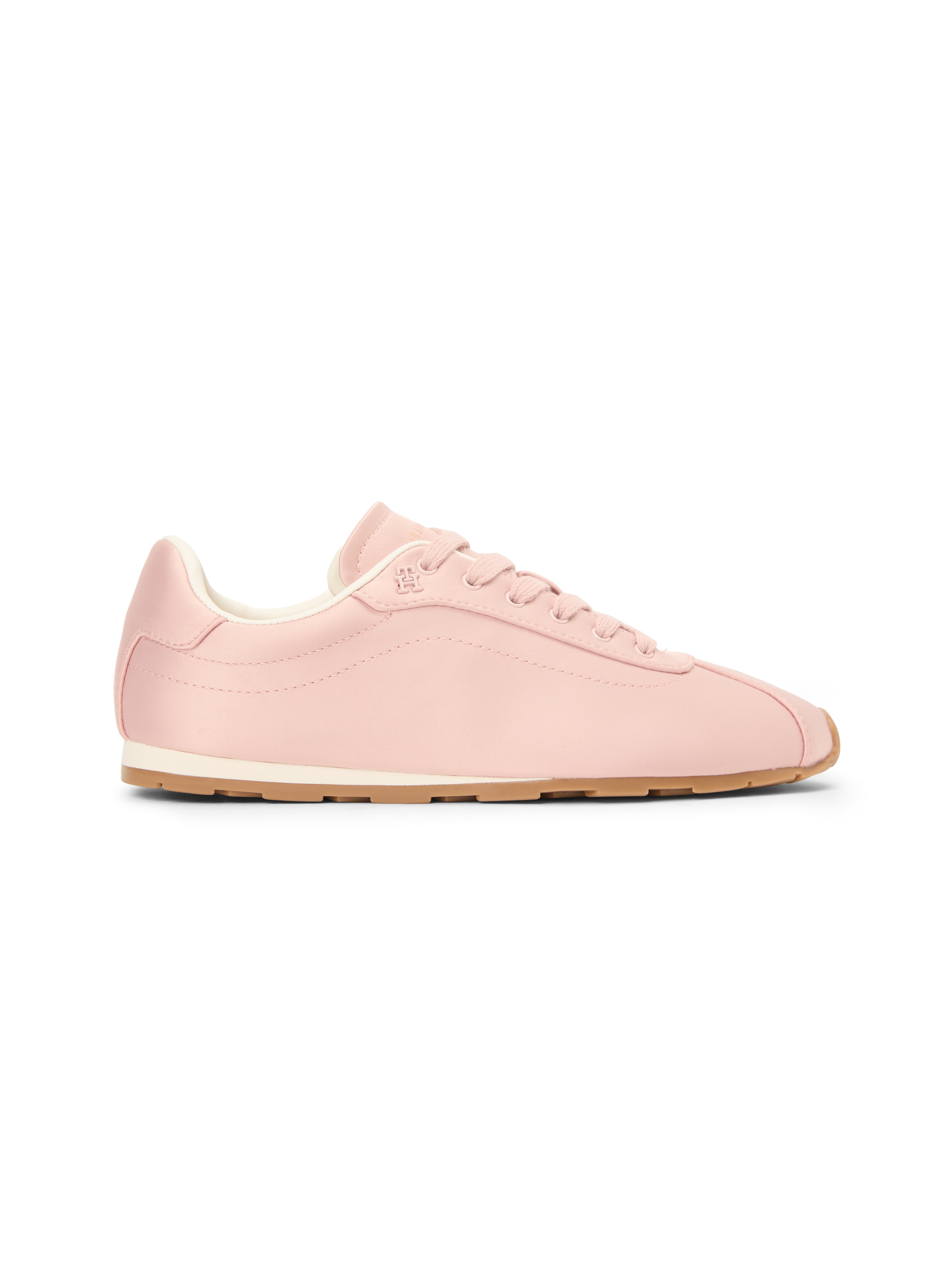 Tommy Hilfiger Sneakers »TH BELLA LOW RUNNER SATIN«  chaussure de loisirs, chaussure basse, à lacets avec logo TH latéral