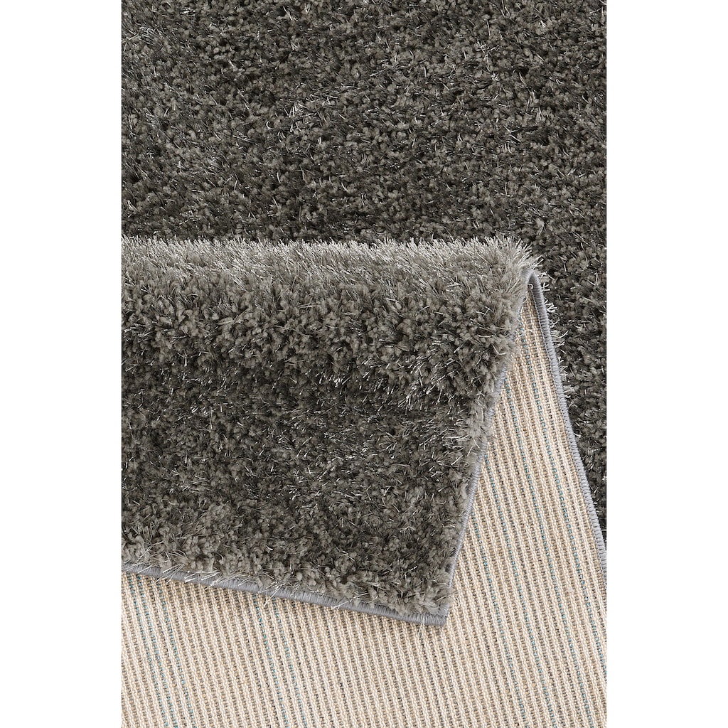 my home Hochflor-Teppich »Mikro Soft Ideal«, rechteckig, Microfaser, extra flauschig, Weich, Pflegeleicht, Elegant, Uni