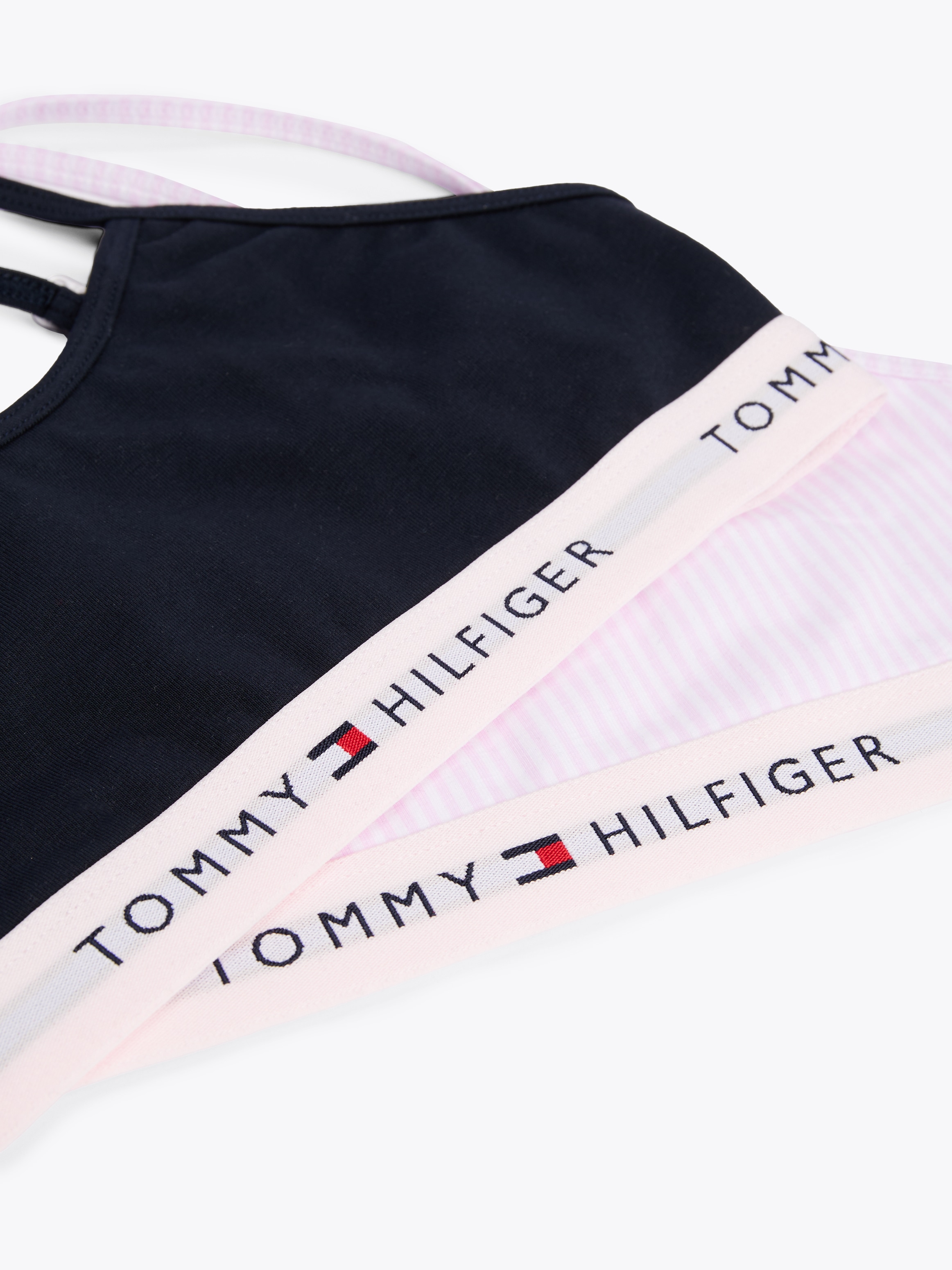 Tommy Hilfiger Underwear Bralette »2PK STRAPPY BRALETTE PRINT«, mit Logobund