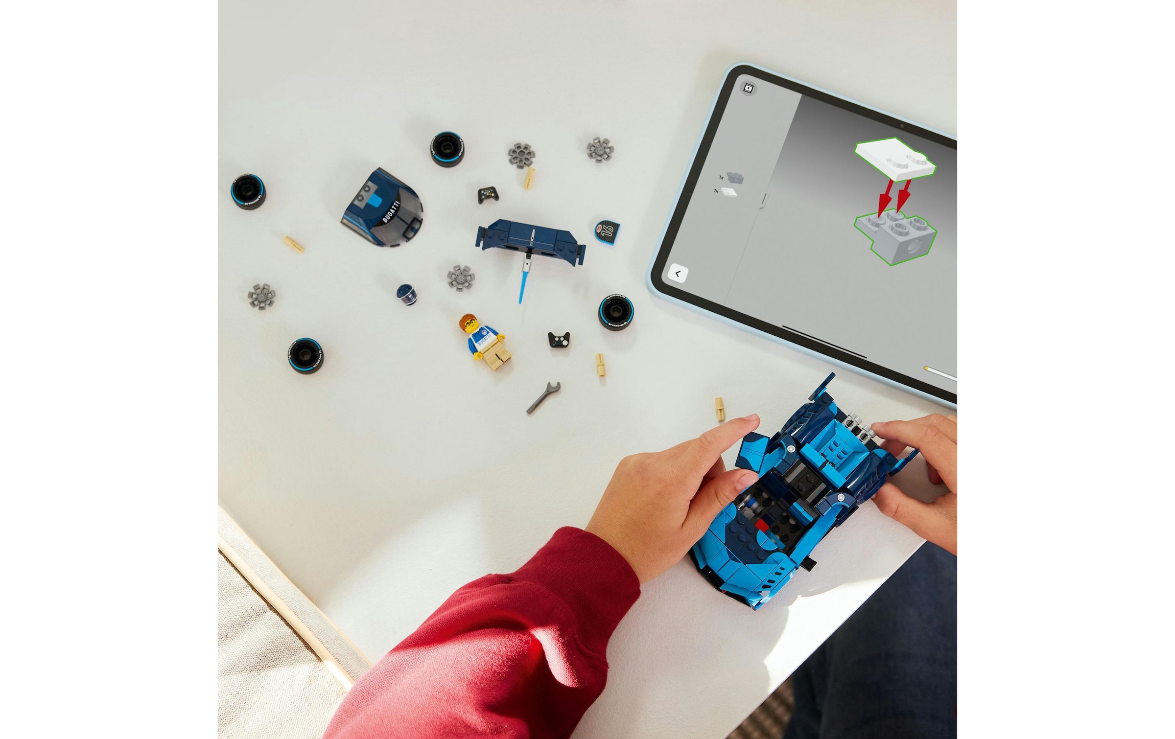   Konstruktionsspielsteine »Speed Champions Bugatti Vision GT Hypersportwagen 77253« Kategorie: Fahrzeug