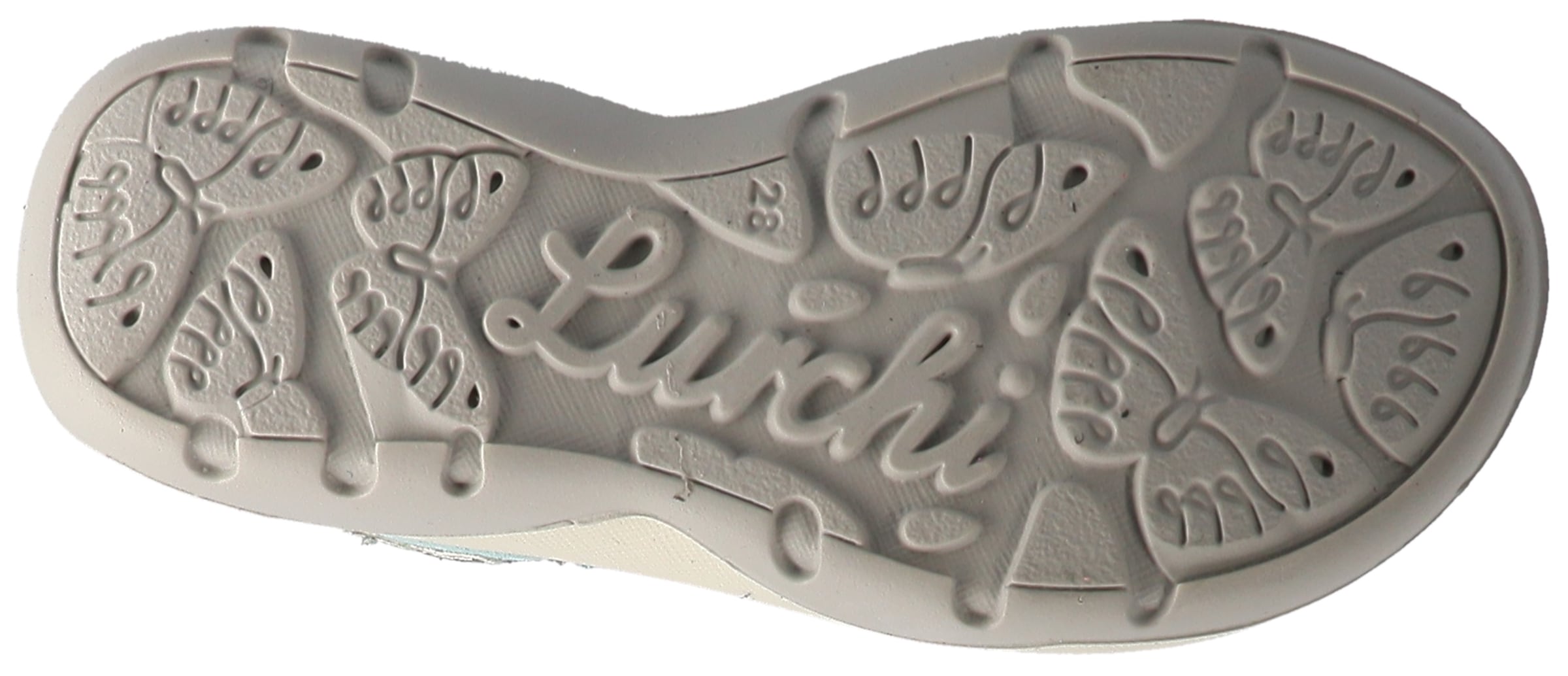Lurchi Sandale »Fia 1«  Chaussure à scratch avec paillettes, gabarit de taille à télécharger