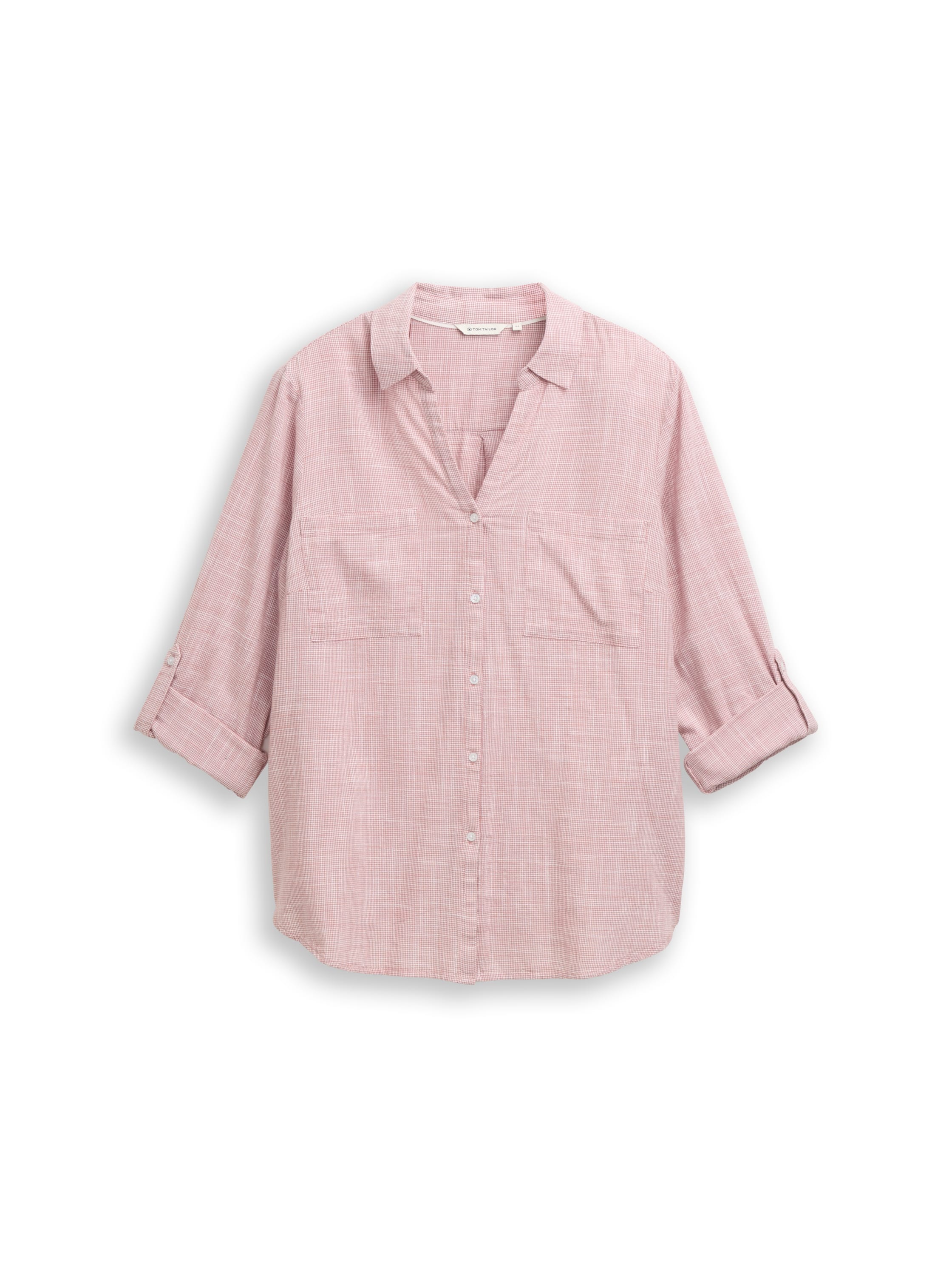 TOM TAILOR PLUS Shirtbluse, mit aufgesetzten Brusttaschen