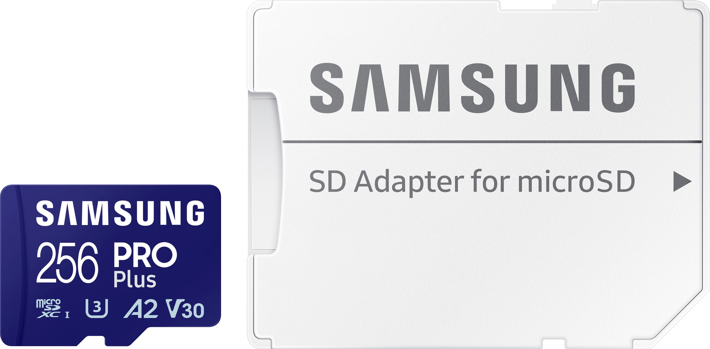 Image of Samsung Speicherkarte "PRO Plus + microSDXC-Adapter" (256 GB Class 10 160 MB/s Lesegeschwindigkeit)