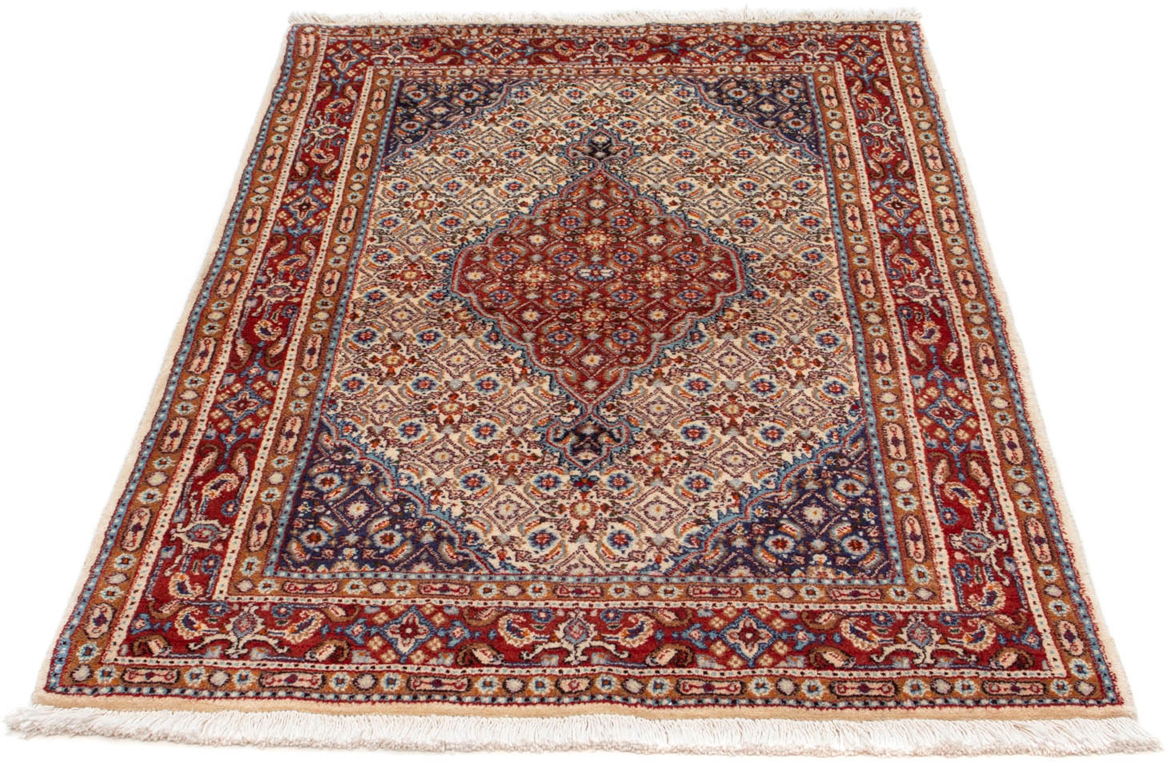 Image of morgenland Orientteppich »Perser - Classic - 143 x 95 cm - beige«, rechteckig, 10 mm Höhe, Wohnzimmer, Handgeknüpft, Einzelstück mit Zertifikat bei Ackermann Versand Schweiz