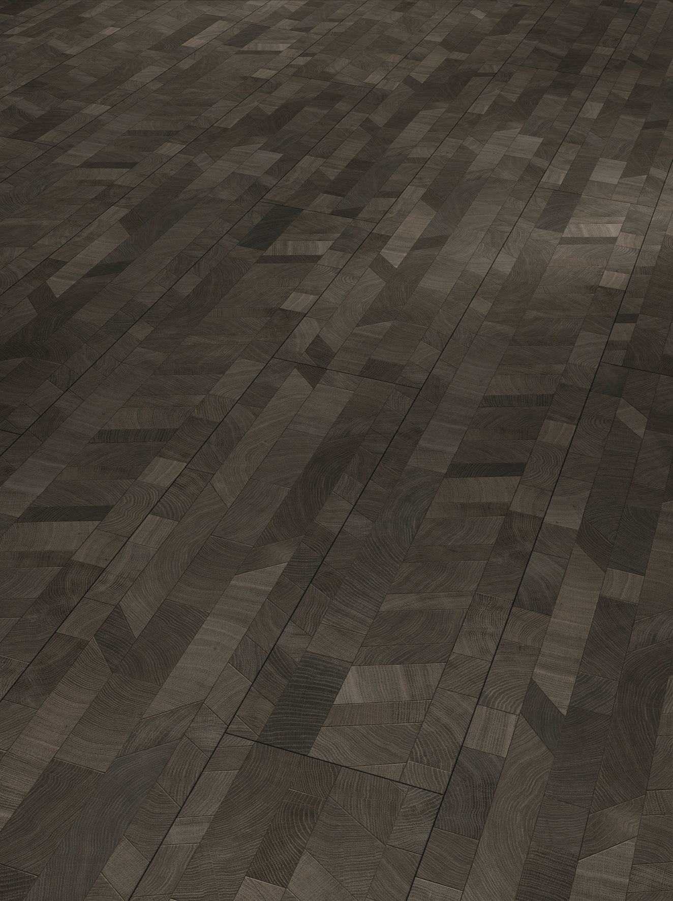 Image of PARADOR Designboden »Modular ONE Cross Cut Black«, (Set), Porenstruktur, mit integrierter Trittschalldämmung, Verlegefläche: 2,49 m², matt, für Fussbodenheizung geeignet bei Ackermann Versand Schweiz