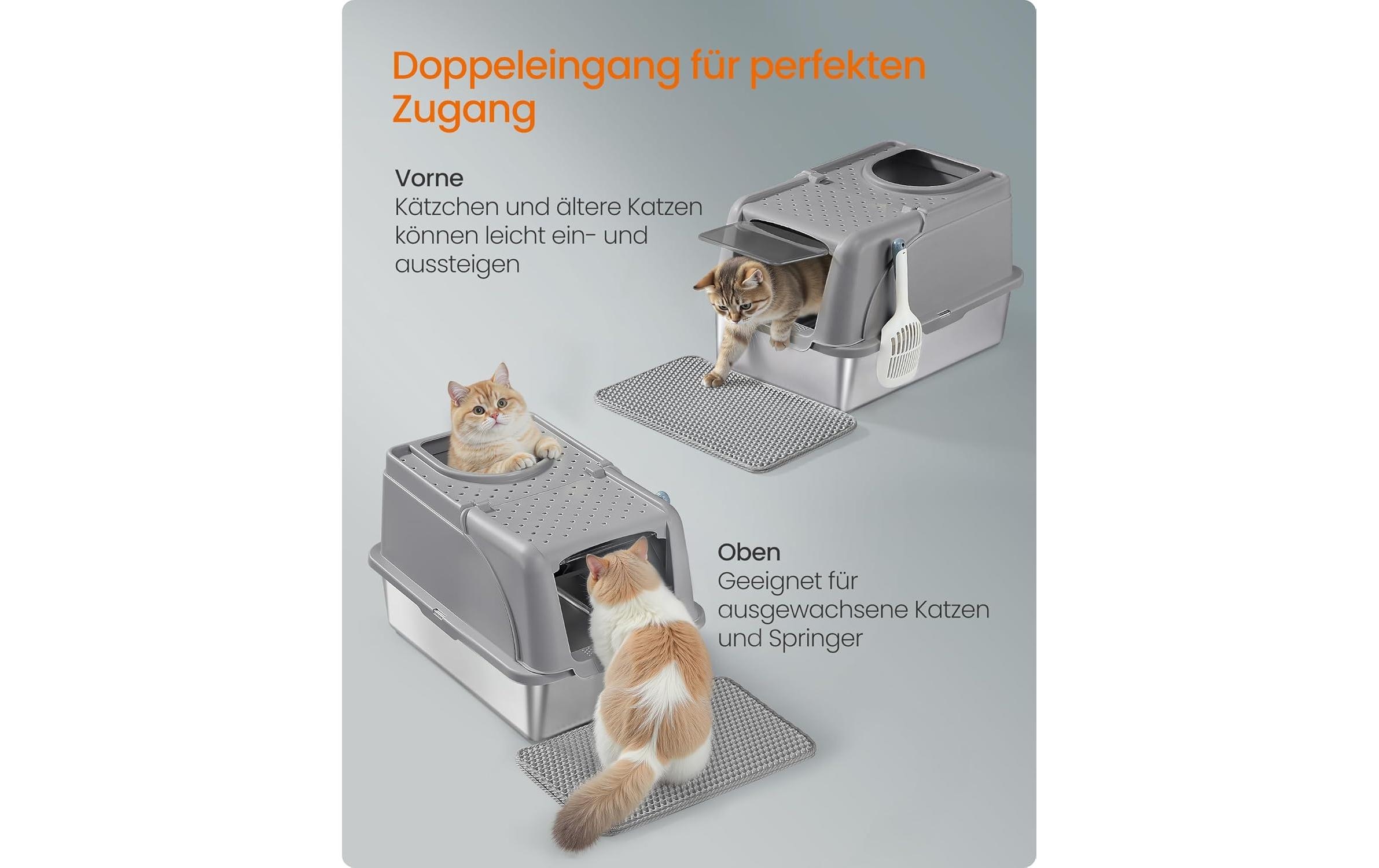 FEANDREA Toilettes pour chats »XL 61 x 41 x 36.5 cm«