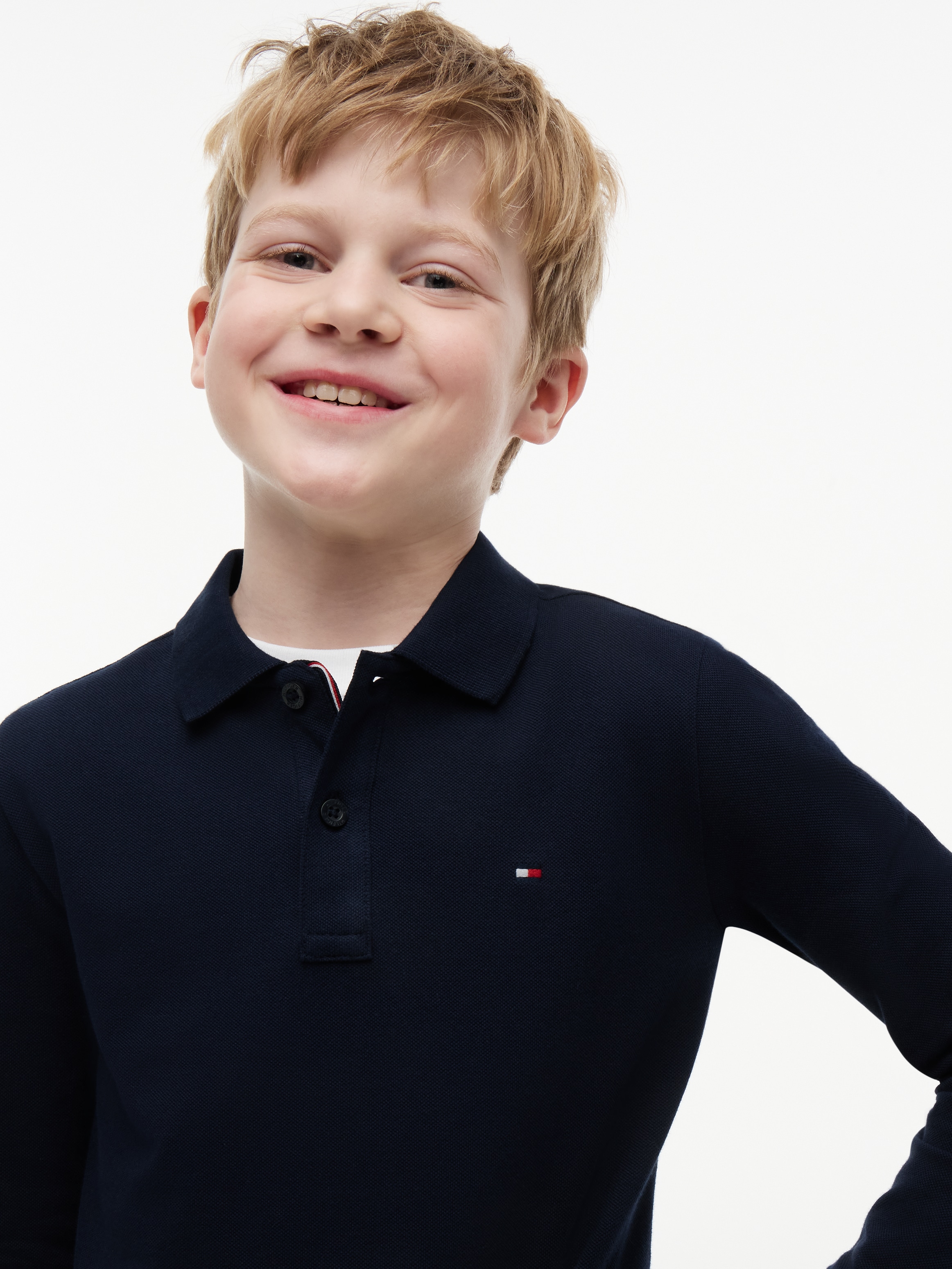 Tommy Hilfiger Polo »REG POLO LS« mit Logostickerei